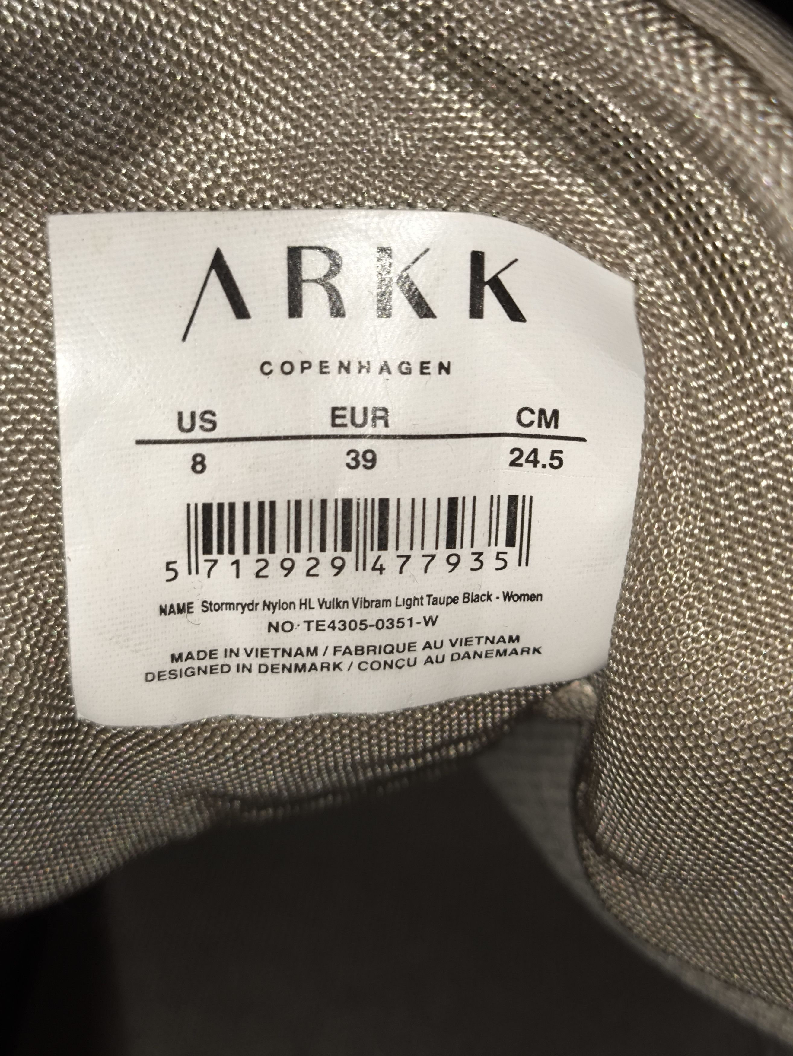 Other ARKK Copenhagen Stormrydr Nylon HL Vulkn Vibram Sneakers Size US 9 / IT 39 - 6 Thumbnail