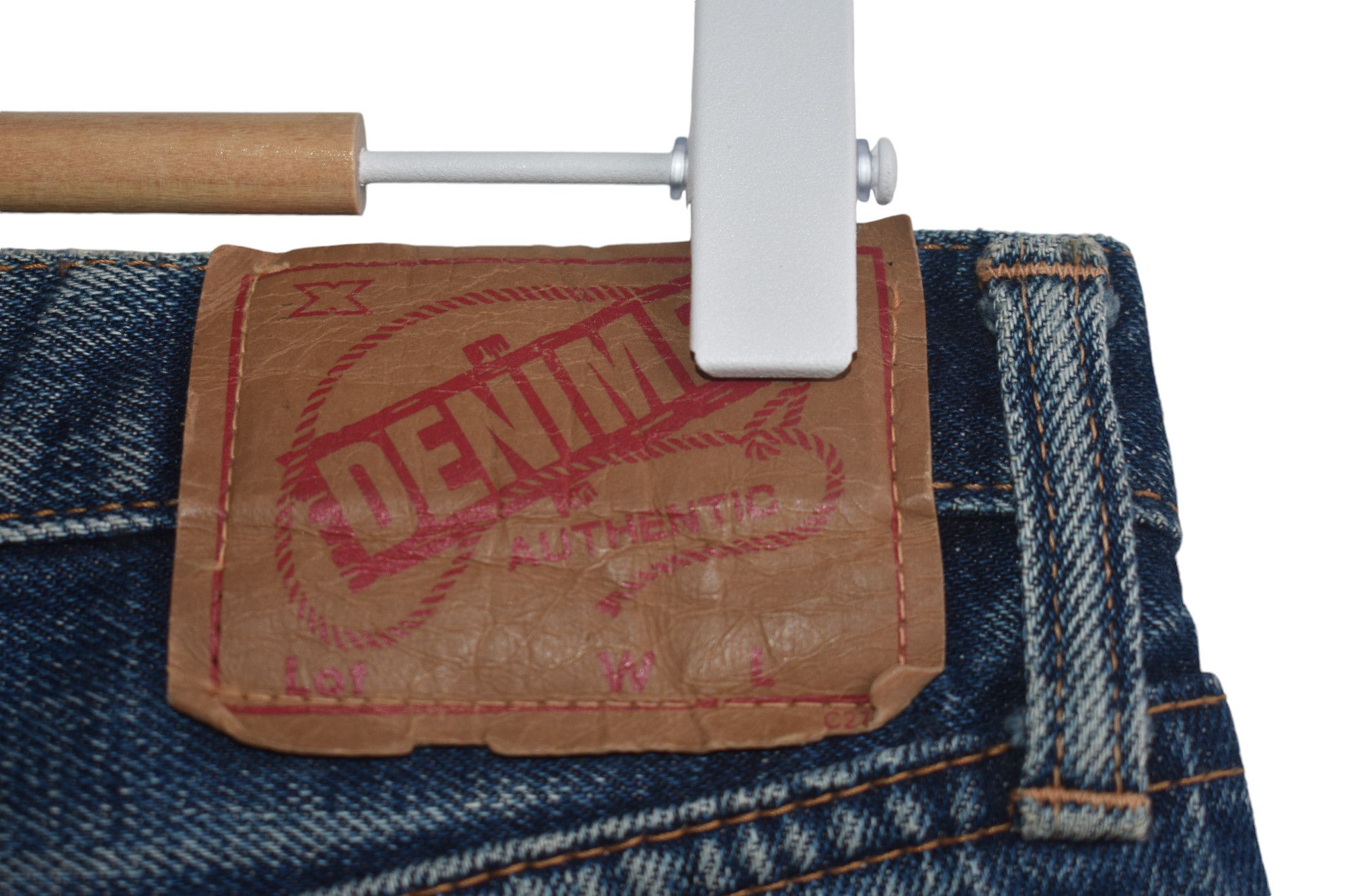 Denime × Japanese Brand × Jean WIDE LEG 🔥 Selvedge Mudwash Distressed Denim Jeans W29 Size US 29 - 6 Thumbnail