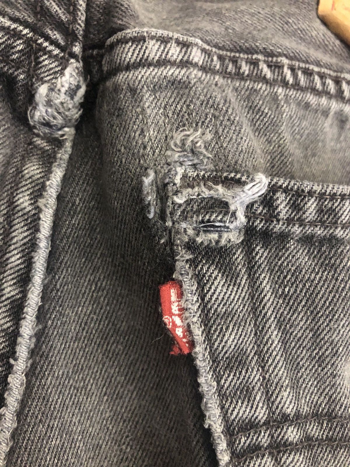 Levi's Levi's 🇺🇸 501XX asphalt denim patched cutoff vintage short 32 Size US 32 / EU 48 - 10 Thumbnail