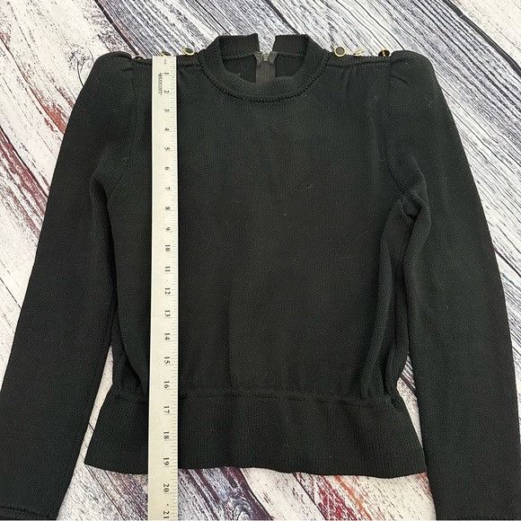 St. John Couture Vintage St. John By Marie Gray Black Knit Strong ...