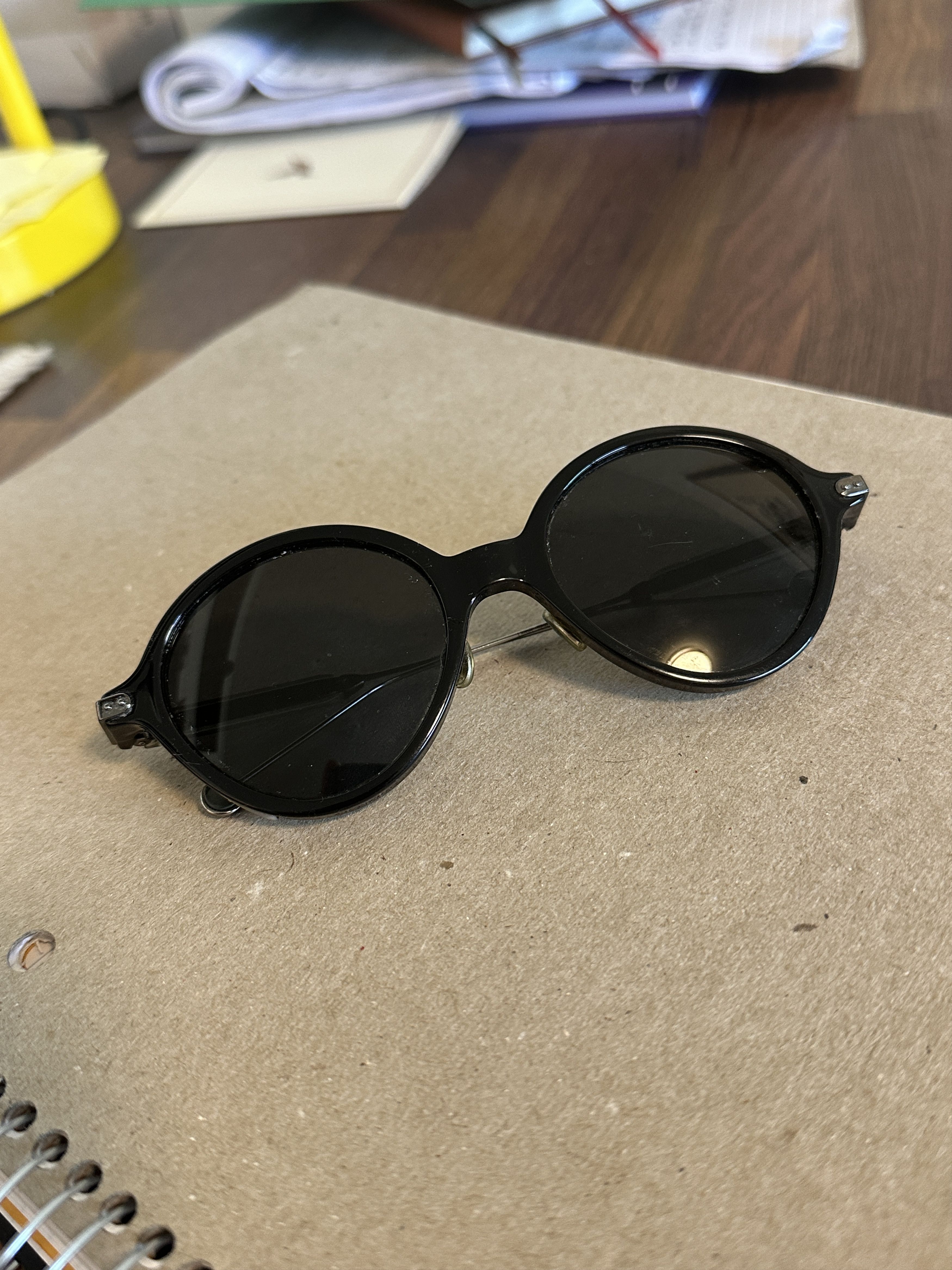 Christian Dior Monsieur Christian Dior Round Sunglasses Size ONE SIZE - 1 Thumbnail