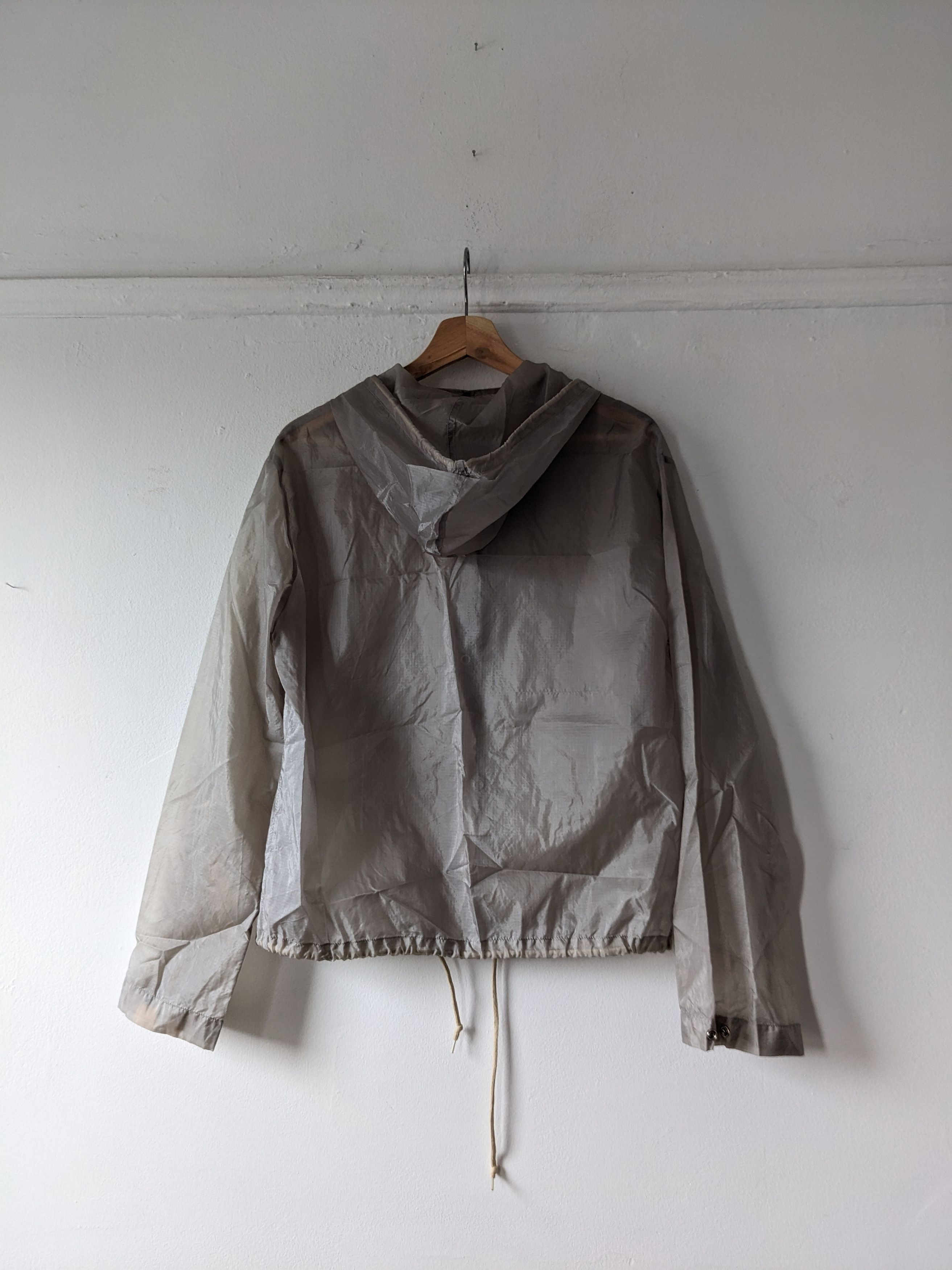 Helmut Lang S/S 1998 Sheer Wide Arm Rain Jacket Size US XS / EU 42 / 0 - 4 Thumbnail