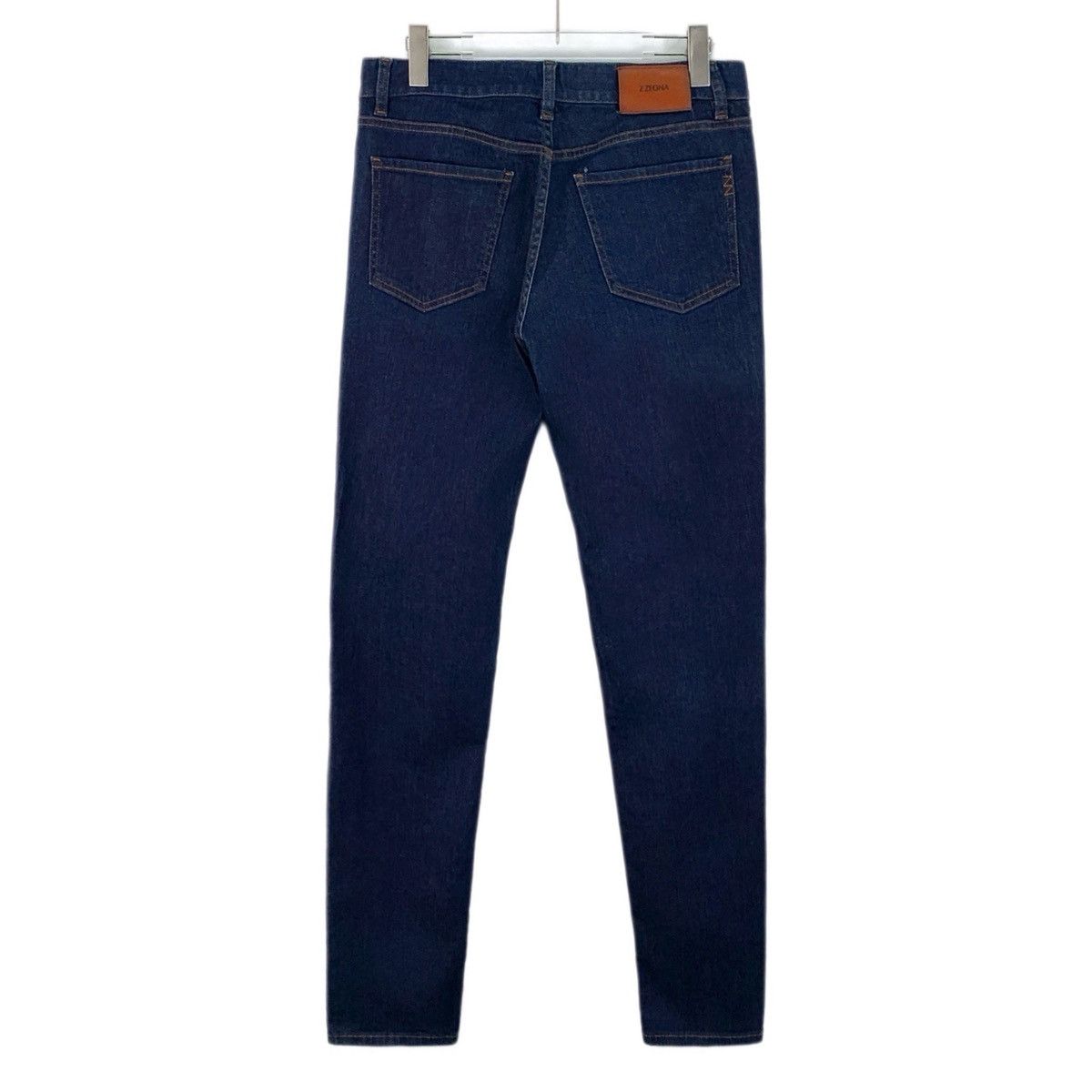 Z Zegna Zegna Dark Blue Cotton Casual Denim Pants K26WX Size 31" - 2 Thumbnail