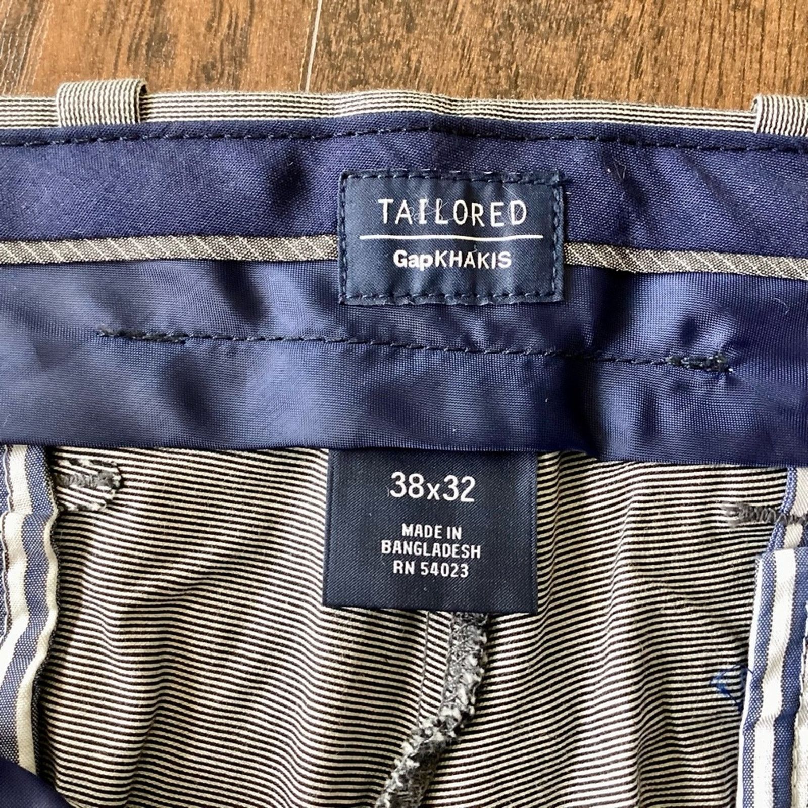 Gap GAP Tailored Khakis Pants - Straight Fit Size US 38 / EU 54 - 3 Thumbnail
