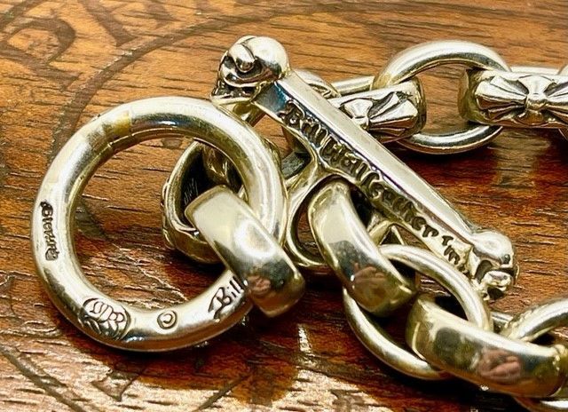 Other BWL Bill Wall Oval Link Skull Toggle Clasp Bracelet Size ONE SIZE - 10 Thumbnail