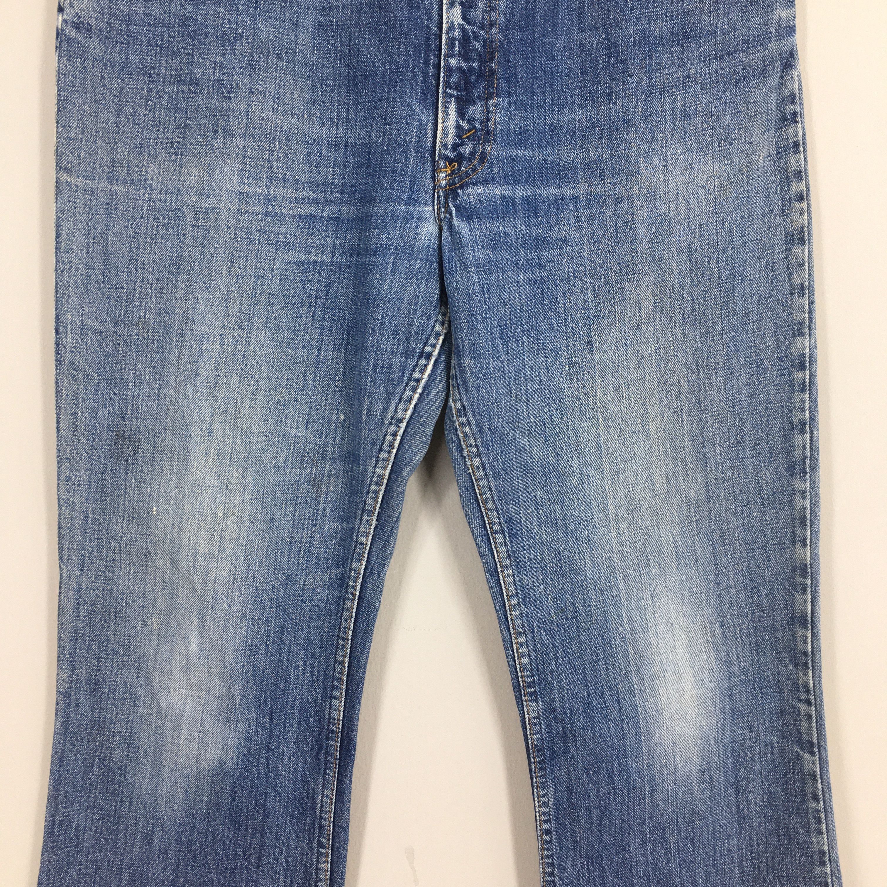 Levi's Size 35x30 Vintage Levi's 517 Bootcut Flare Jeans S355 Size US 35 - 3 Thumbnail
