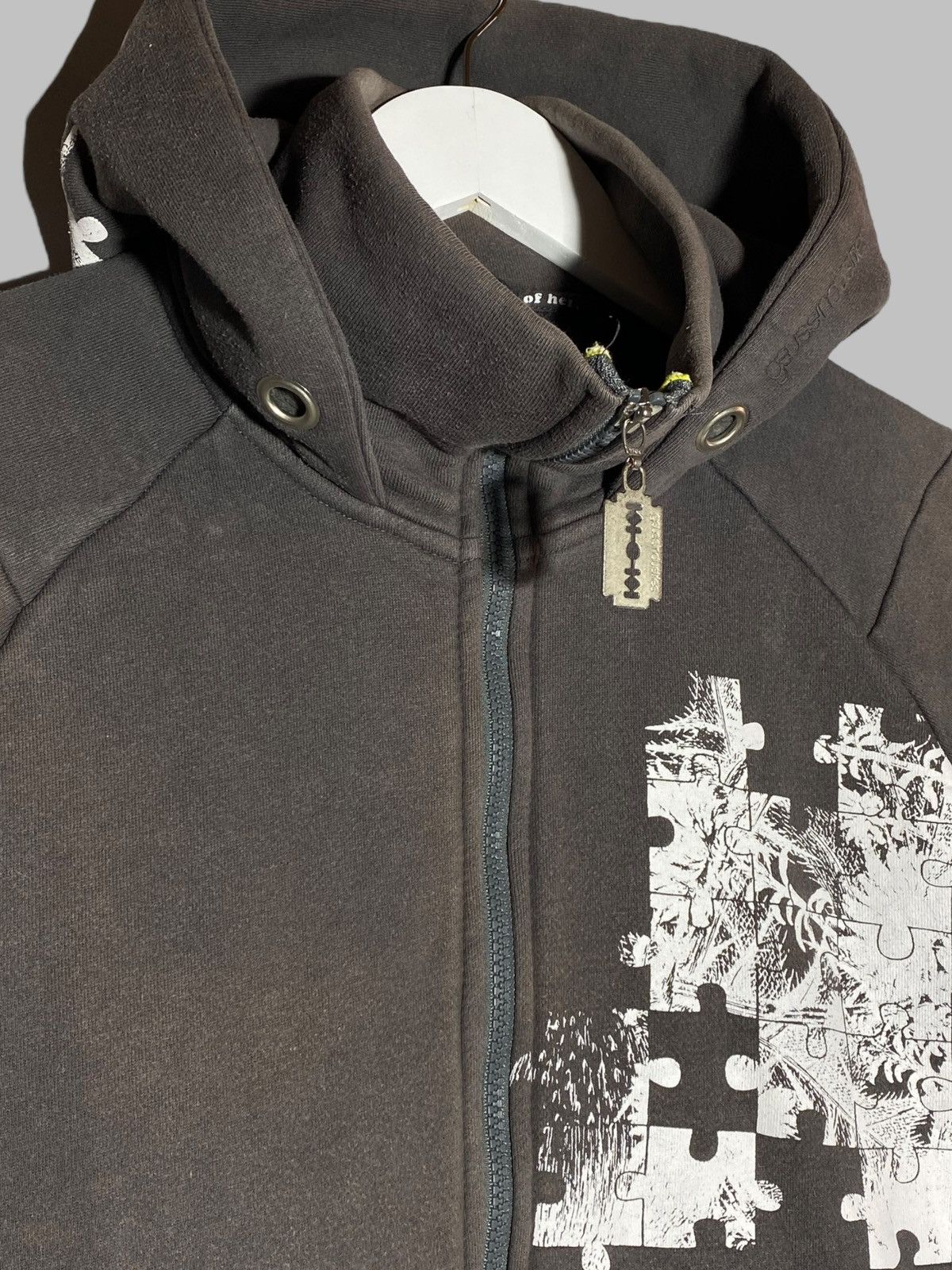 GSUS Sindustries 00s Gsus Industries Y2K Hoodie Dark Aesthetic Puzzle Print Size US XL / EU 56 / 4 - 7 Thumbnail