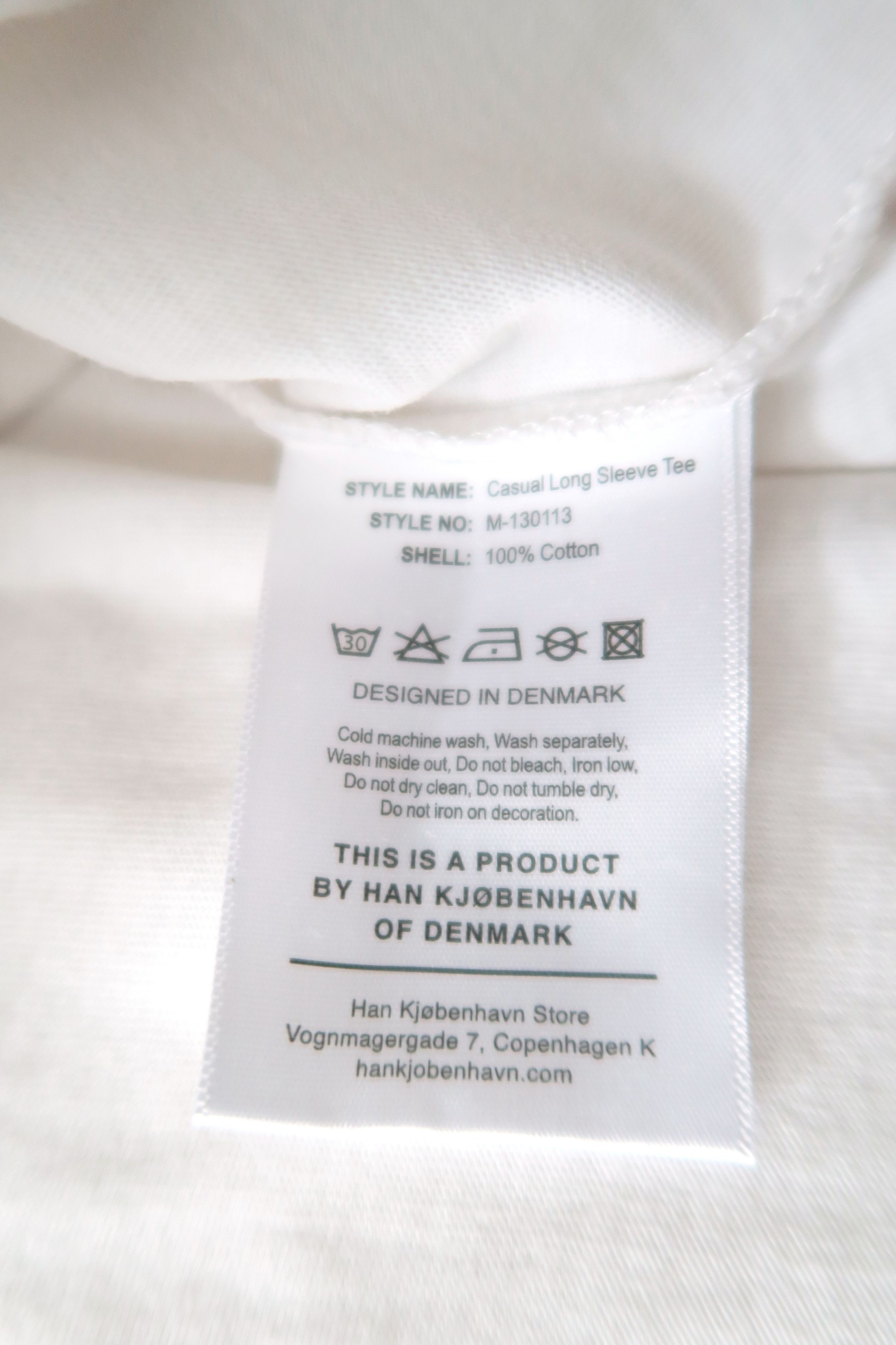Han Kjobenhavn Han Kjobenhavn Copenhagen Logo Long Sleeve T-shirt Size US XL / EU 56 / 4 - 6 Thumbnail
