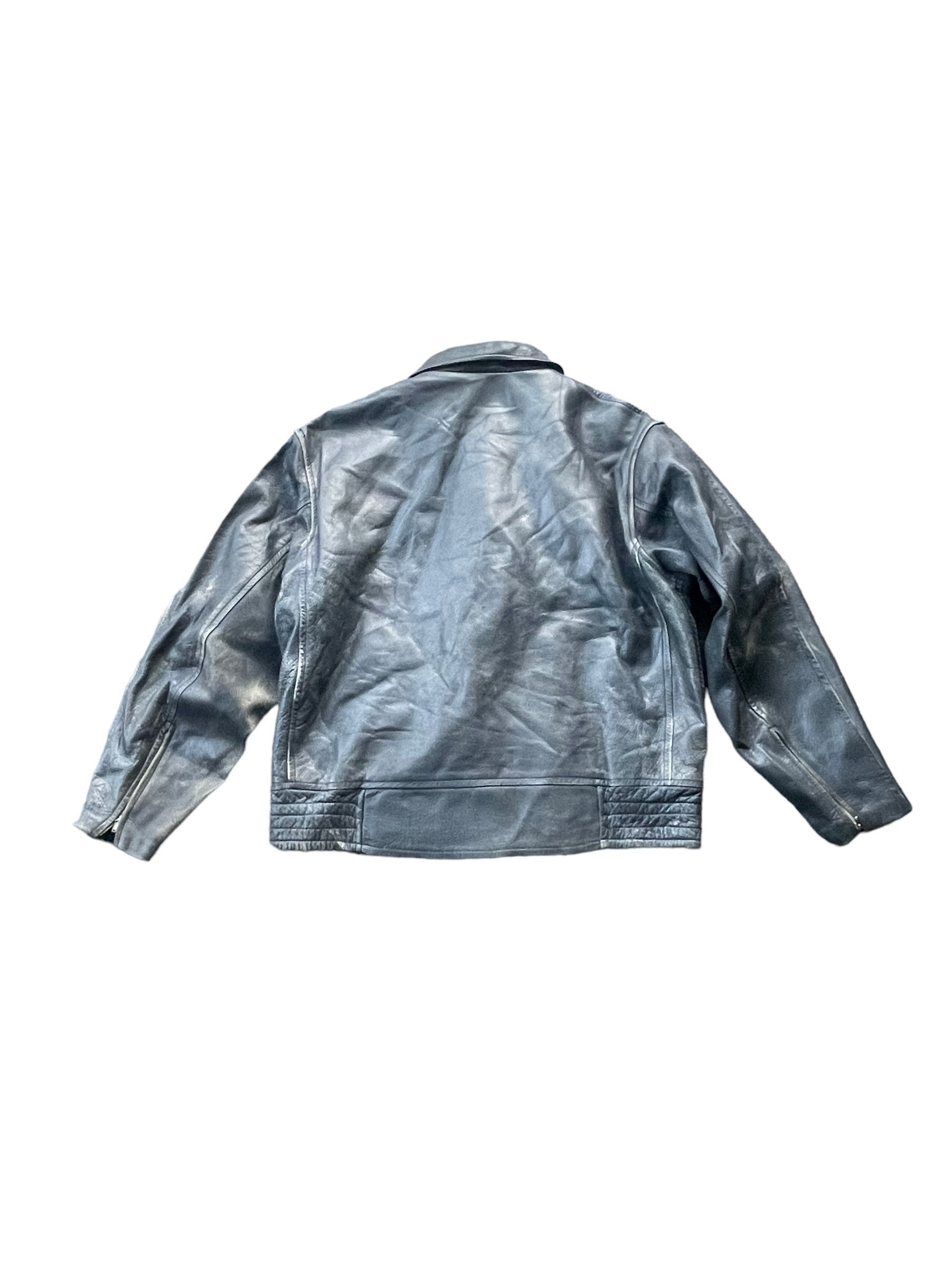 Vintage Vintage Saran Boa Leather Jacket Size US M / EU 48-50 / 2 - 5 Thumbnail