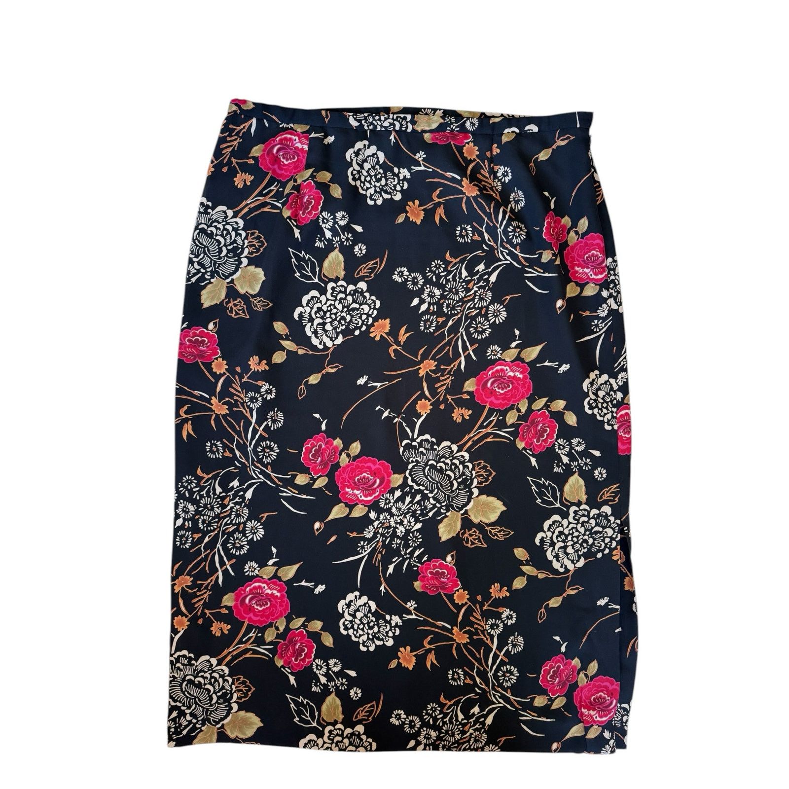 Pendleton PENDLETON Dark Floral Lined Maxi Skirt Size 20W Plus Size 42" / US 20 - 3 Thumbnail
