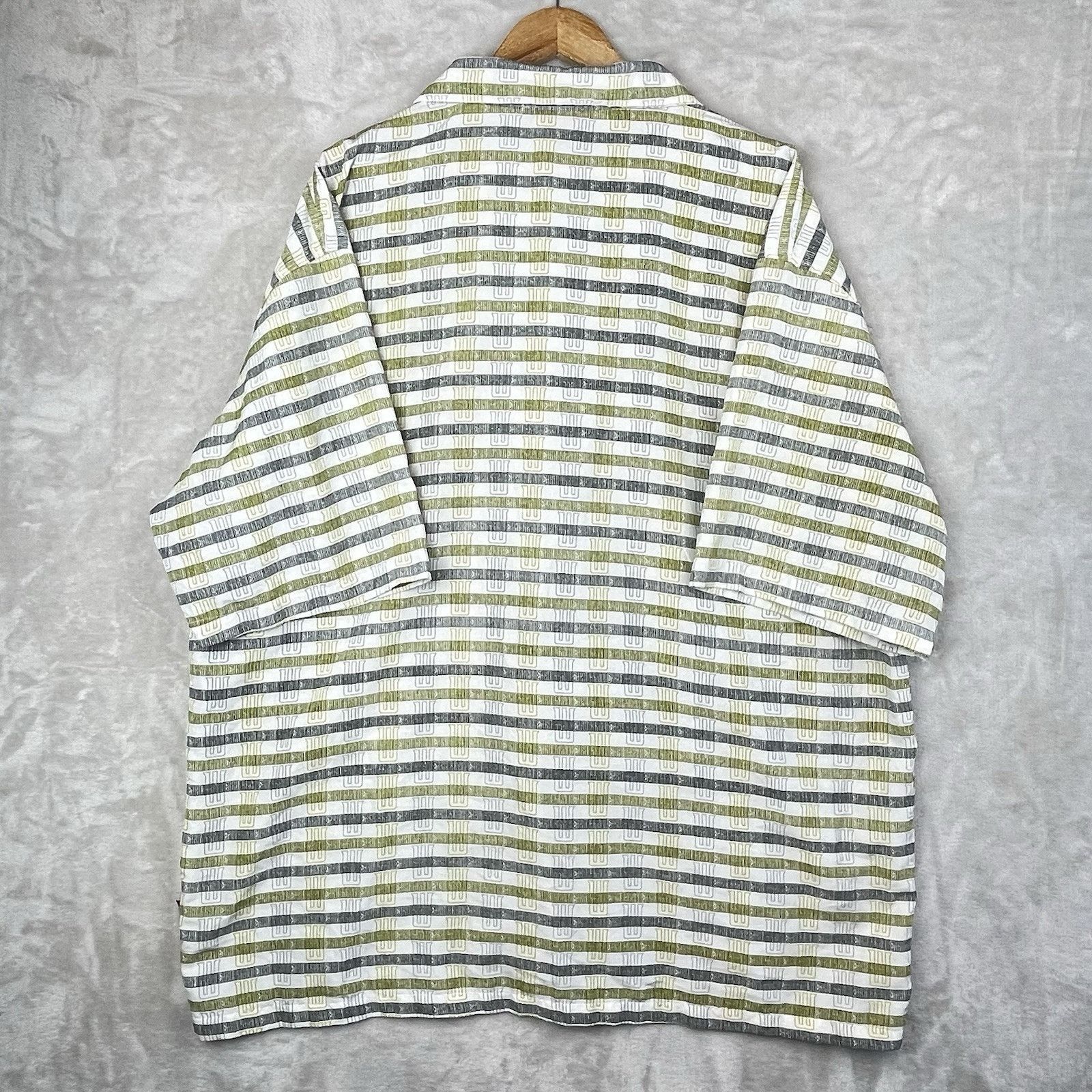Other Vtg PJ Mark Mens 3XL Button Up All Over Logo Shirt Y2K Baggy Size US XXL / EU 58 / 5 - 10 Thumbnail