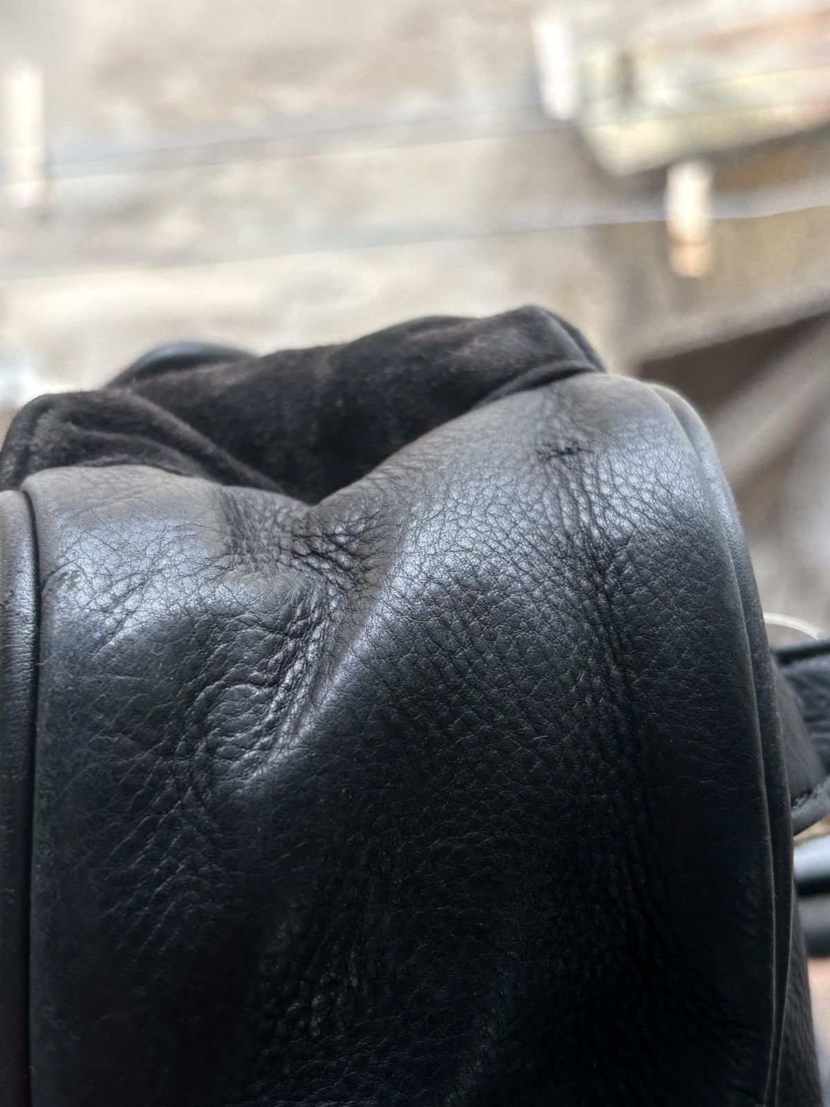 Chrome Hearts Chrome Hearts Suede & leather Backpack w/Sterling silver Size ONE SIZE - 17 Thumbnail