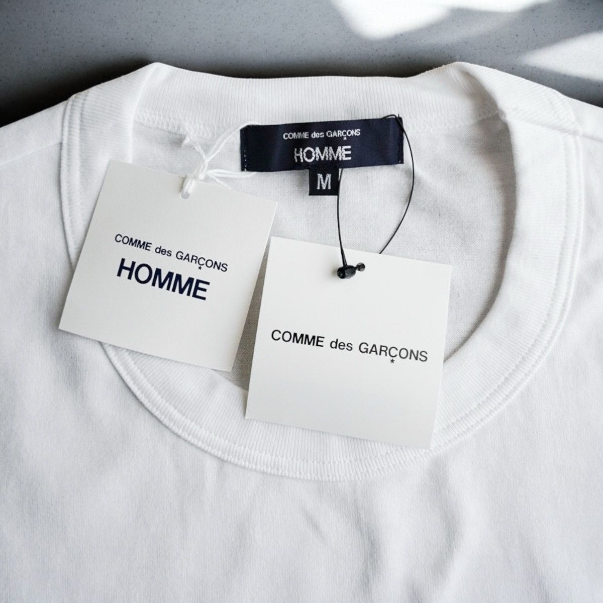 Comme des Garcons Homme NWT 25SS COMME des GARCONS HOMME Spindle Logo T-Shirt M Size US M / EU 48-50 / 2 - 6 Thumbnail