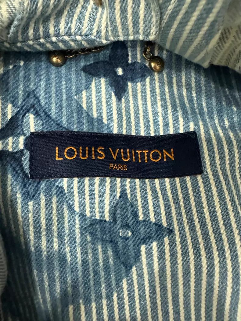 Louis Vuitton Louis Vuitton Old Flower Long Sleeve Denim Shirt Size US L / EU 52-54 / 3 - 4 Thumbnail