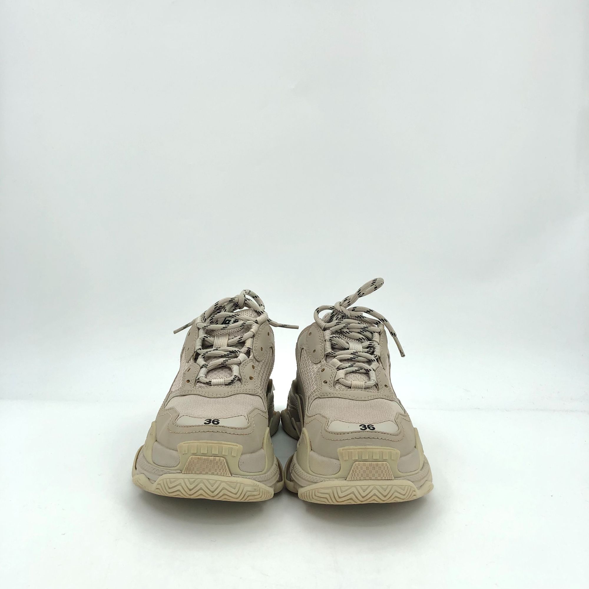 Balenciaga Balenciaga Triple S Womens Leather-Free Lace-Up Chunky Sneak Size US 6 / IT 36 - 8 Thumbnail