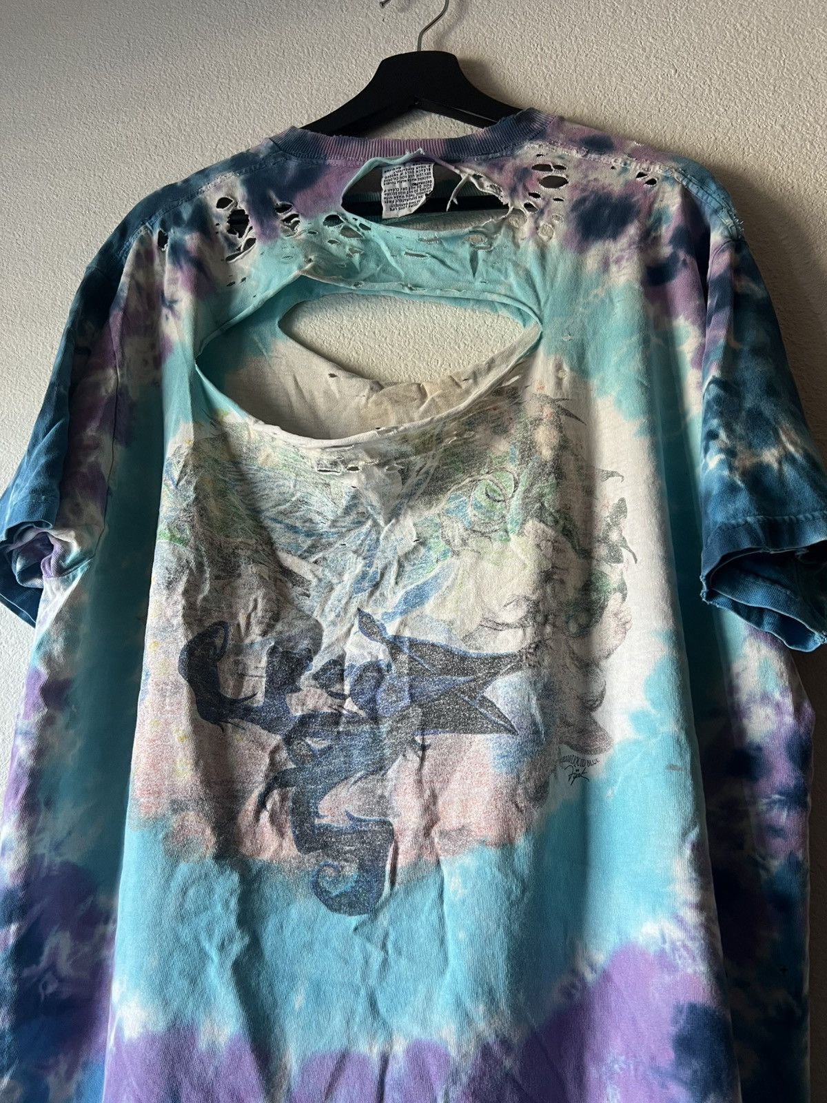 Liquid Blue × Vintage Vintage Thrashed Liquid Blue Fairy T-Shirt Size US L / EU 52-54 / 3 - 1 Thumbnail