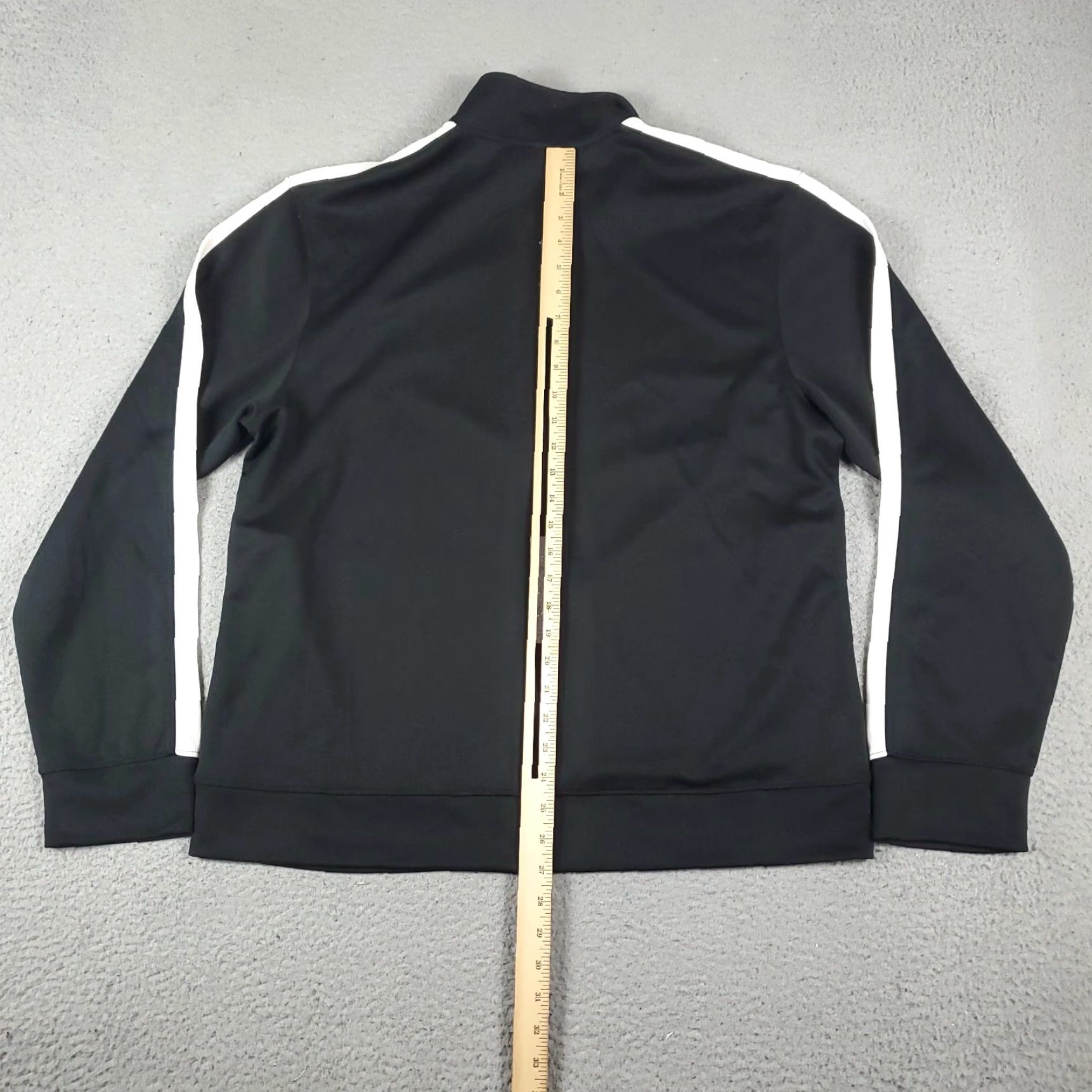 Champion Champion Sweatshirt Mens Large Black Full Zip Up Knit Mock Neck Casual logo Zipper Pockets All Seasons Sports 90s? Size US L / EU 52-54 / 3 - 7 Thumbnail