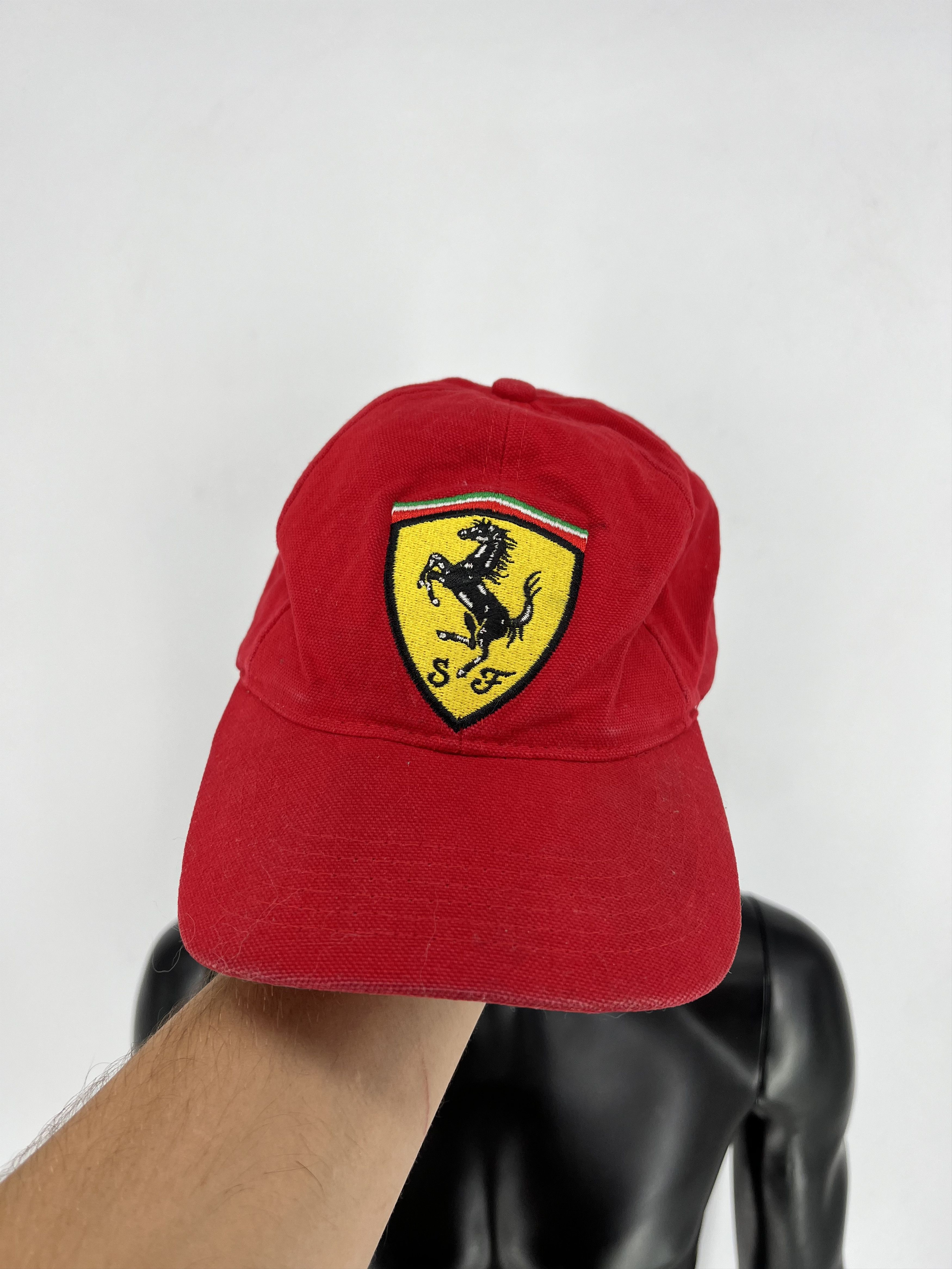 Ferrari Y2k Vintage Ferrari Racing Formula One Red Hype Hat Cap Size ONE SIZE - 1 Thumbnail