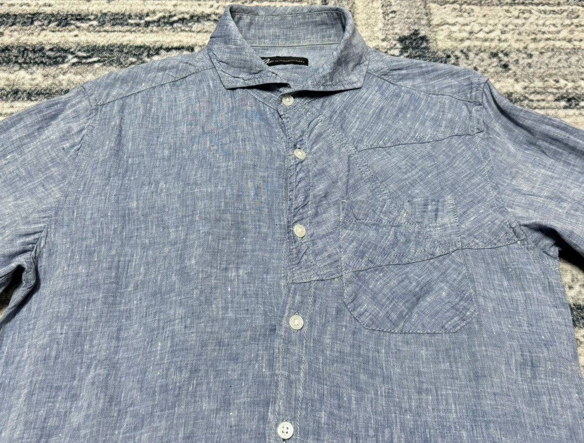 Japanese Brand TORNADO MART Linen Shirt Size US M / EU 48-50 / 2 - 3 Thumbnail