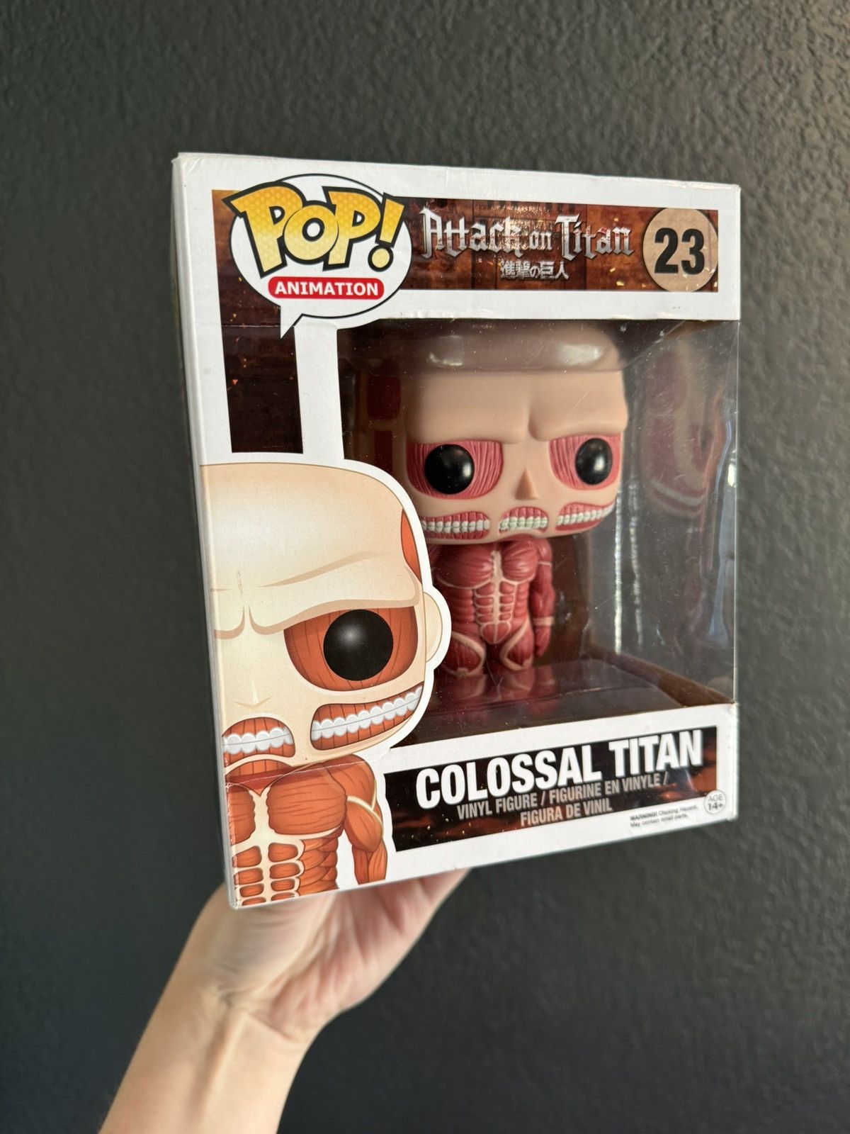 Vintage *SEALED* Authentic Attack on Titan Colossal Titan Funko Pop Size ONE SIZE - 3 Thumbnail