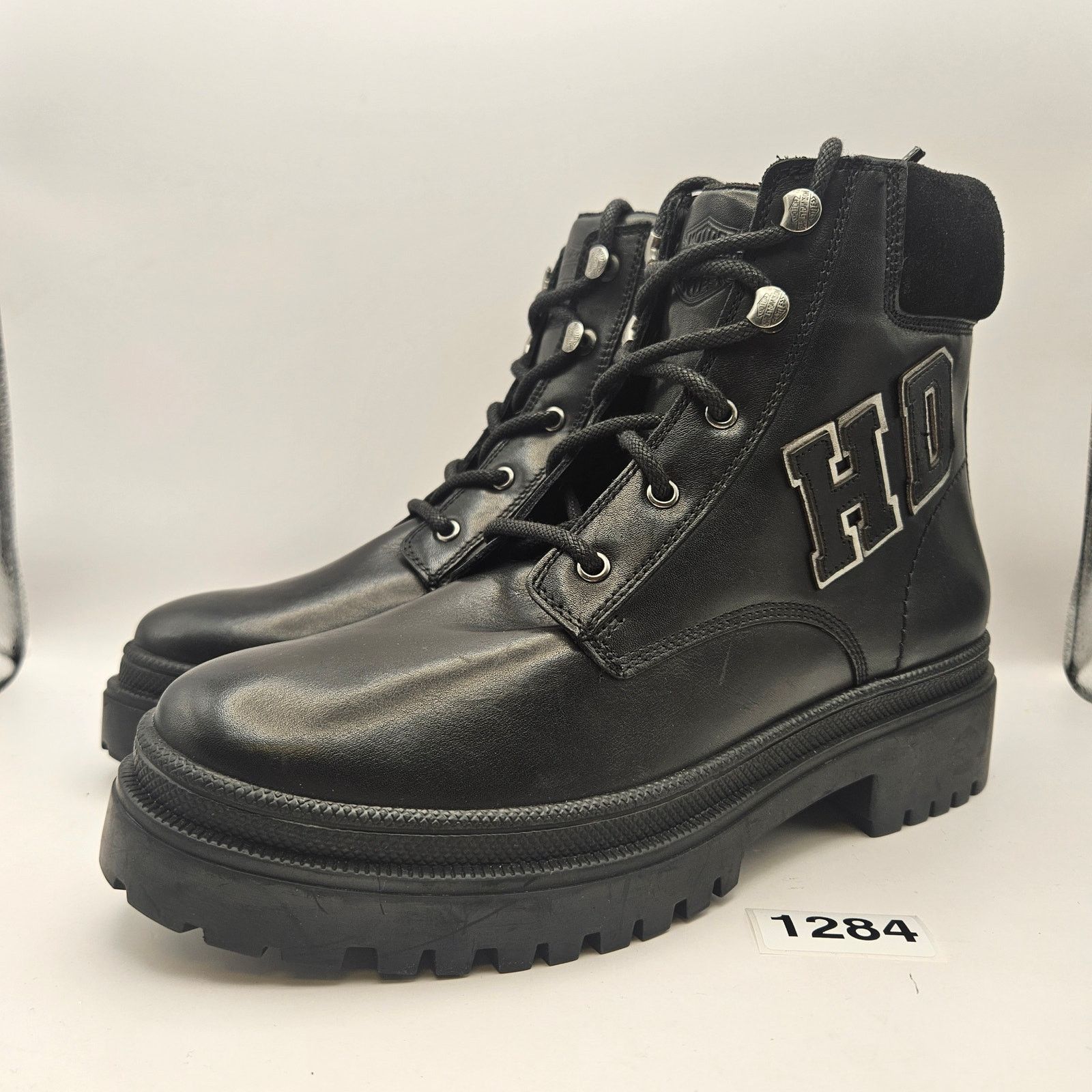 Harley Davidson HARLEY DAVIDSON WOMEN'S 9 TRESSLER 120TH BLACK MOTORCYCLE Size US 9 / IT 39 - 1 Thumbnail