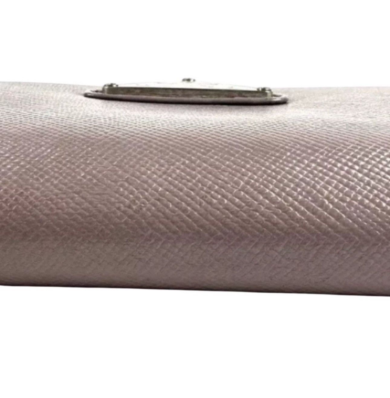 Prada Prada Safiano Leather Wallet in Pink Excellent Condition Size ONE SIZE - 5 Thumbnail
