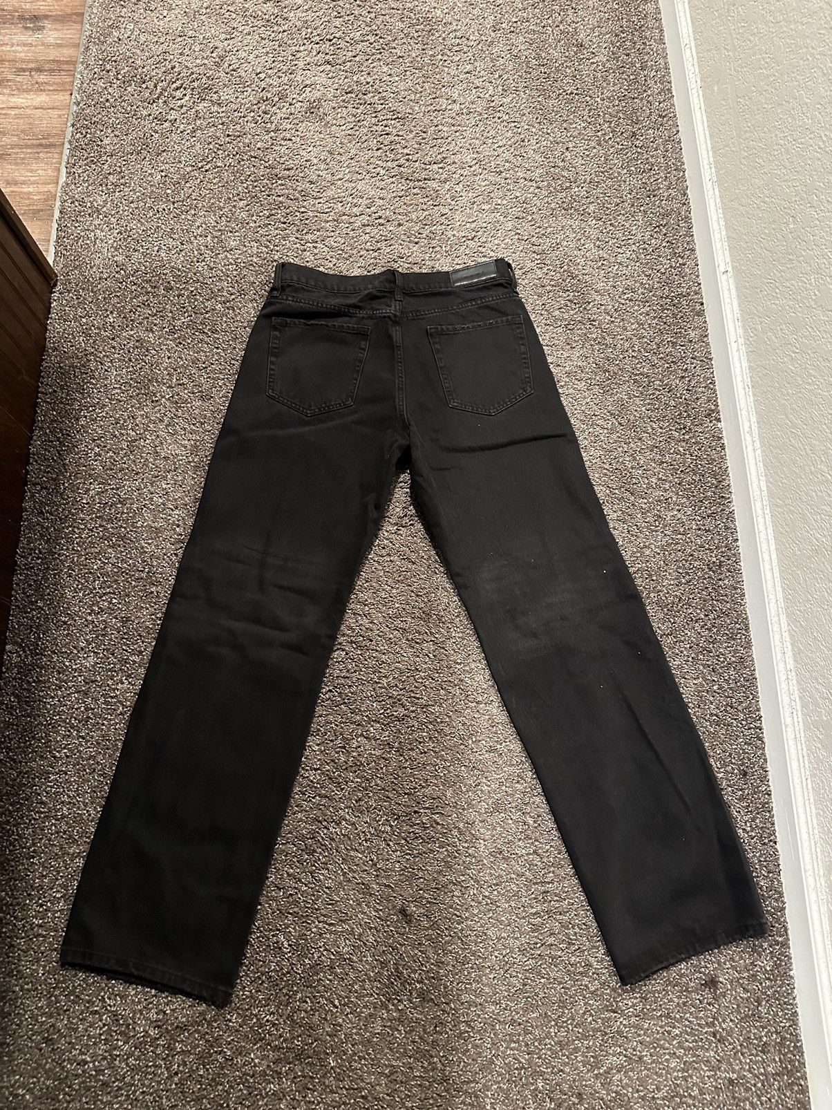 MNML × Vintage Black jeans straight leg Size US 32 / EU 48 - 2 Thumbnail