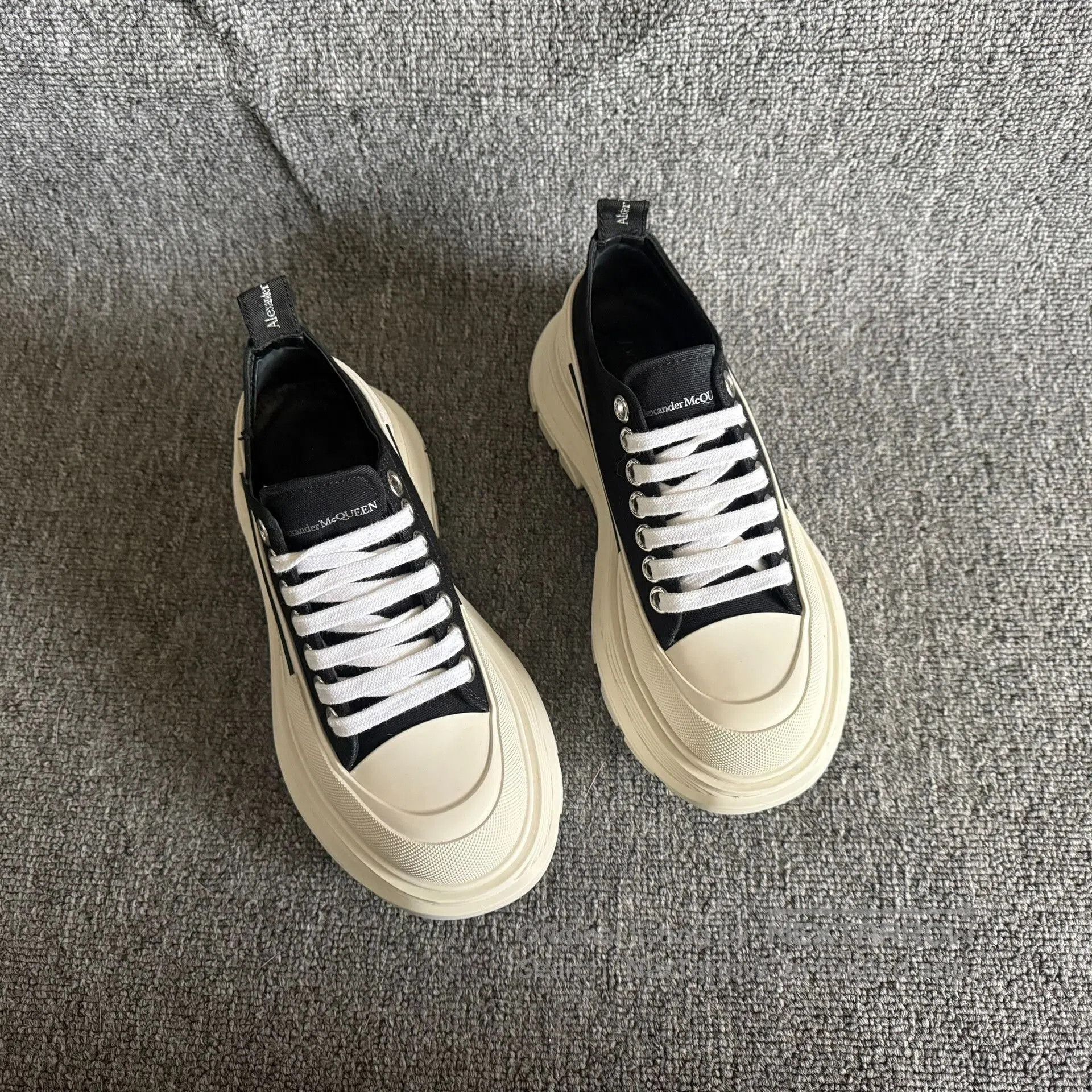 Alexander McQueen Alexander McQueen Platform Canvas Shoes. Size US 4.5 / IT 34.5 - 6 Thumbnail