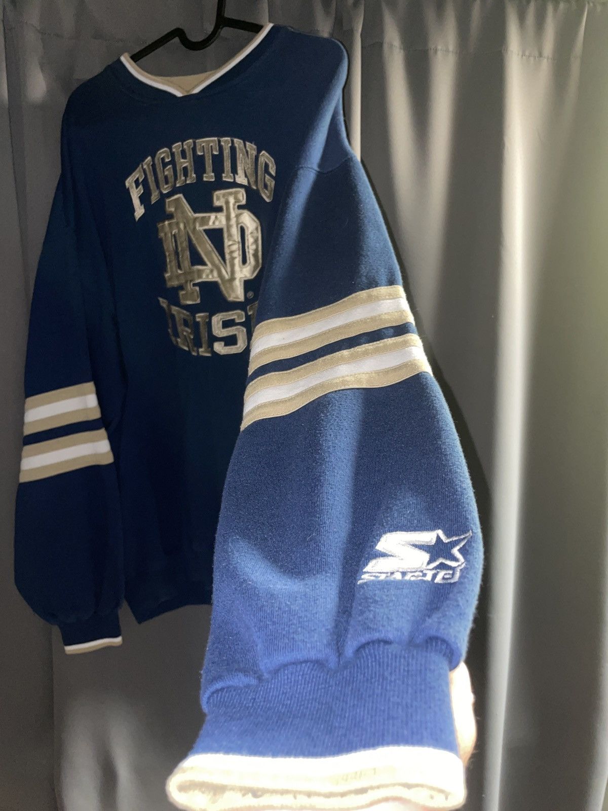 Starter Notre Dame Crewneck Size US L / EU 52-54 / 3 - 5 Thumbnail