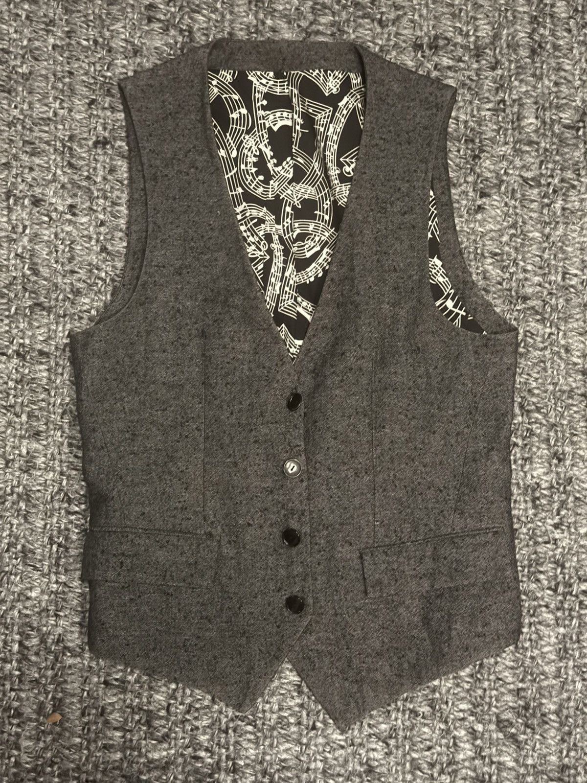 トップス NUMBER (N)INE 07SS musical gilet vest 3 NUMBER (N)INE