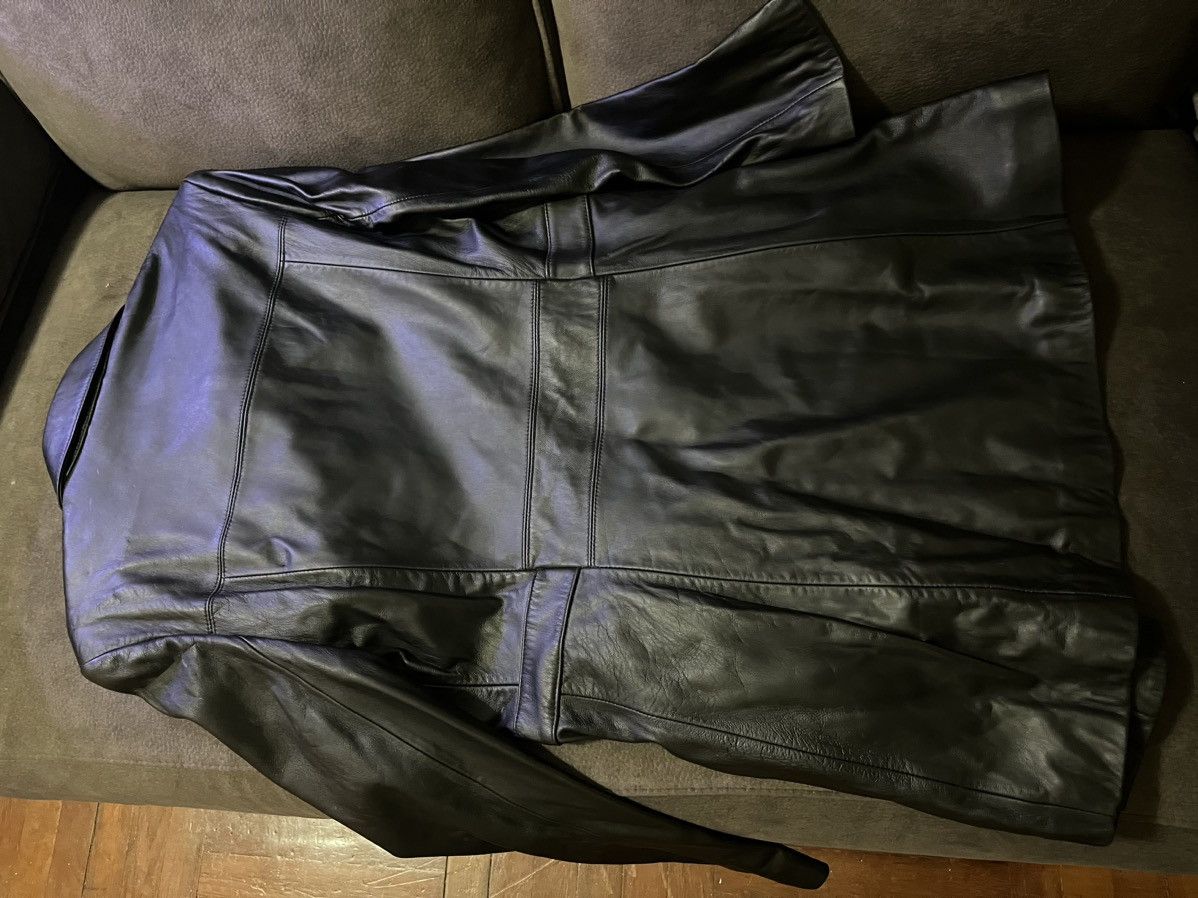 Other Remo Gianni Leather Coat Size XL / US 12-14 / IT 48-50 - 5 Thumbnail