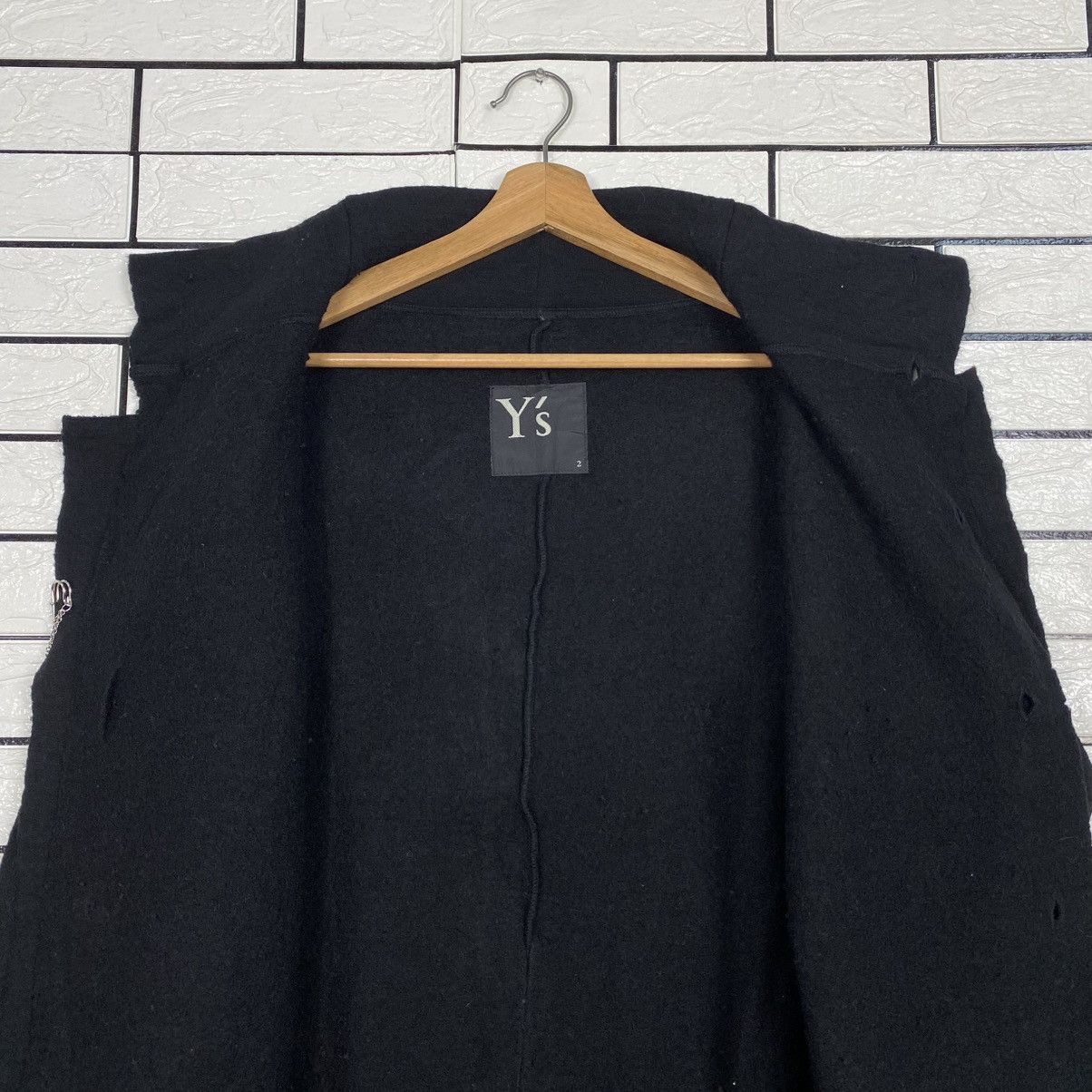 Yohji Yamamoto 🔥RUNWAY AVANT GARDE Y’S YOHJI YAMAMOTO DOUBLE LAYER JACKET Size M / US 6-8 / IT 42-44 - 16 Thumbnail