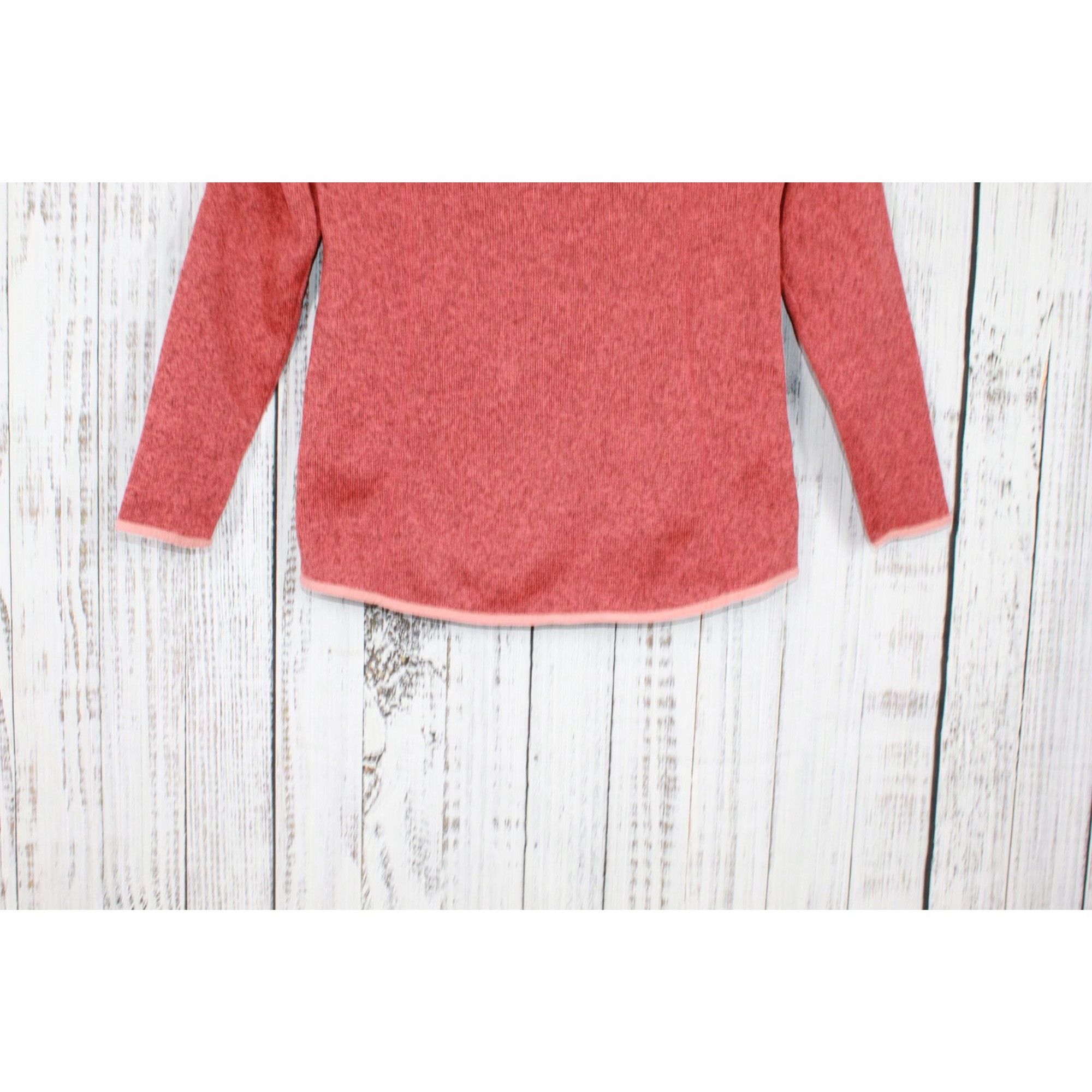 L.L. Bean LL Bean Womens Orange Fleece Zip-Up Jacket Medium Size M / US 6-8 / IT 42-44 - 7 Thumbnail