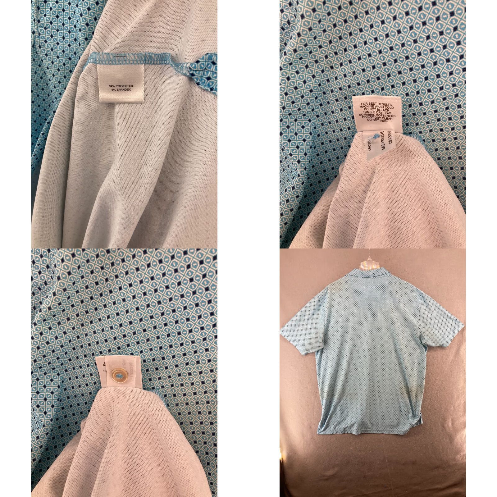 Peter Millar Peter Millar Mens Polo Shirt XL Blue Summer Comfort Stretch Spots Polo Shirt Peter Millar Mens XL Blue Summer Comfort Stretch Spots Size US XL / EU 56 / 4 - 8 Thumbnail