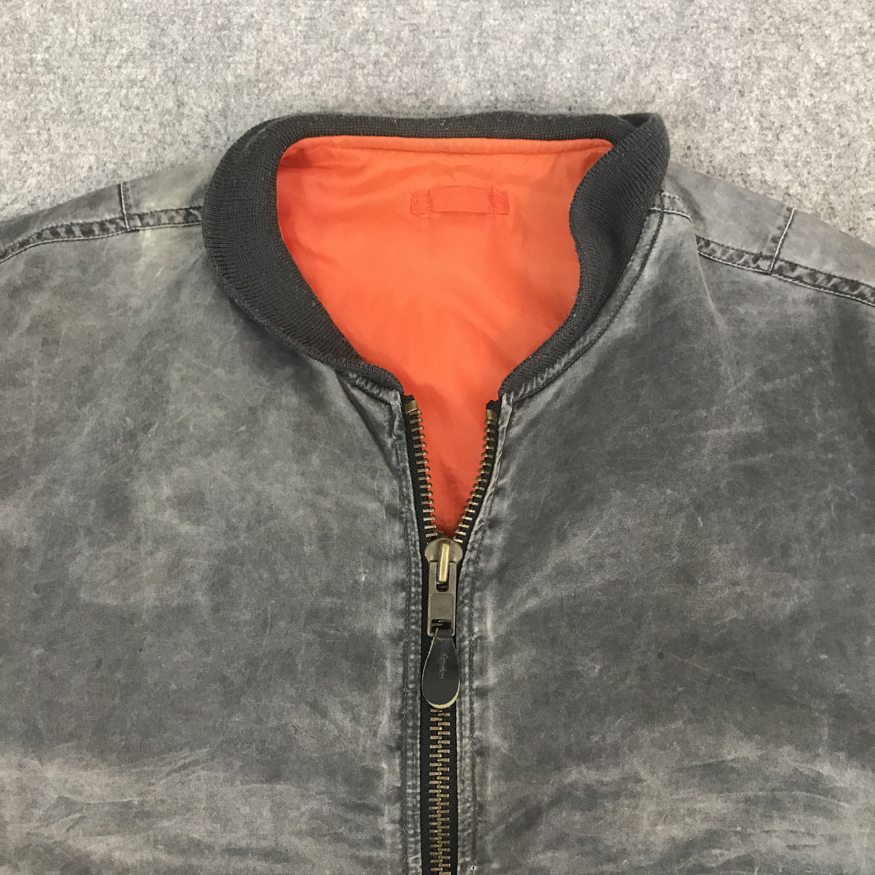 Japanese Brand Vtg air force intermediate Ma-1 design Bomber jacket Size US L / EU 52-54 / 3 - 8 Thumbnail