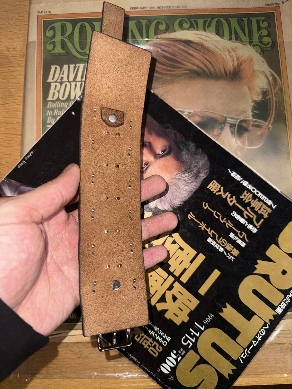 Other Vintage 1971 Hunter S. Thompson Leather Wristband Raoul Duke Size ONE SIZE - 4 Thumbnail