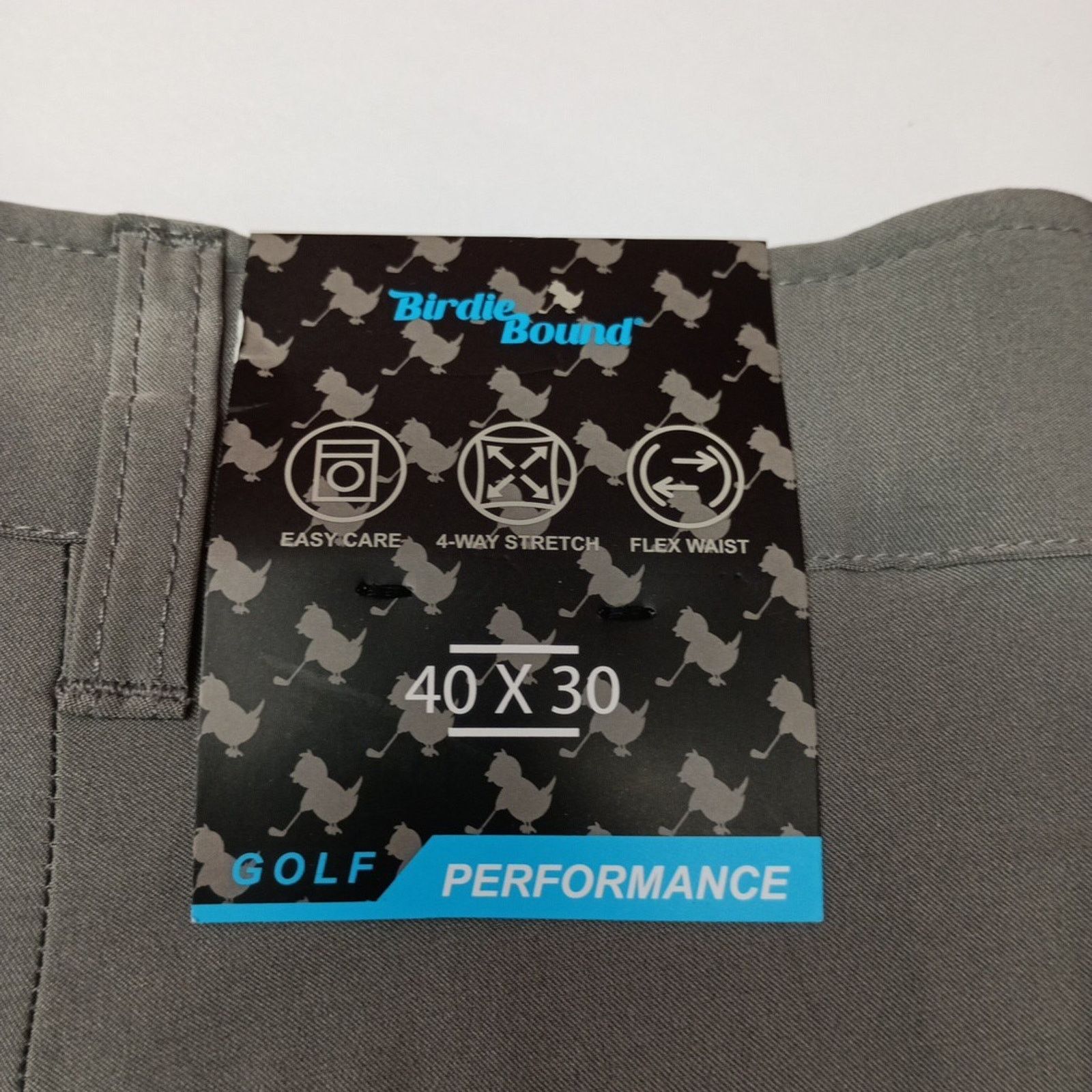 Other Birdie Bound Golf Pants Men's Size 40x30 Gray Flex Straight Size US 40 / EU 56 - 2 Thumbnail