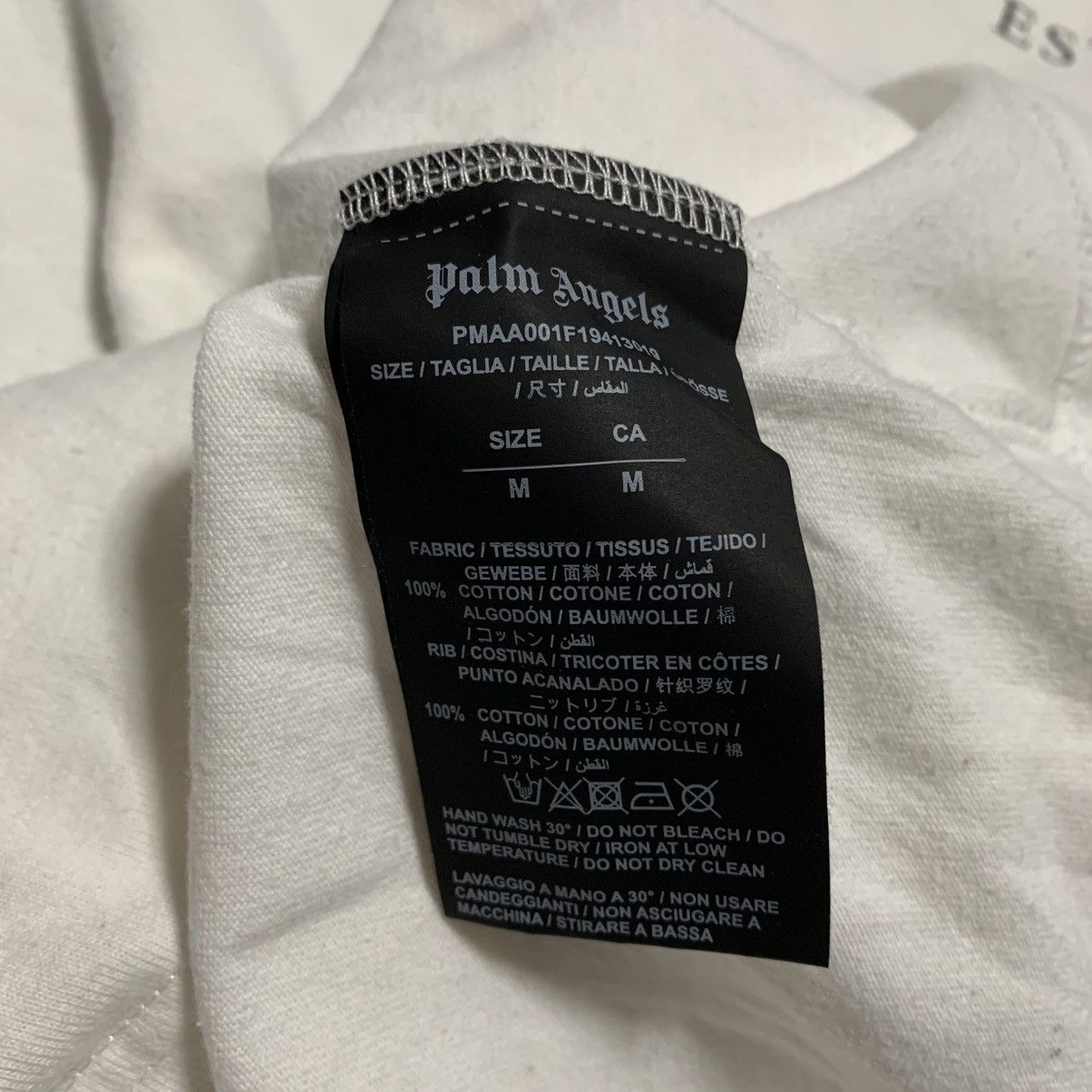 Palm Angels Palm Angels Medium Exclusively Made By Palm Angels White Tee Size US M / EU 48-50 / 2 - 6 Thumbnail
