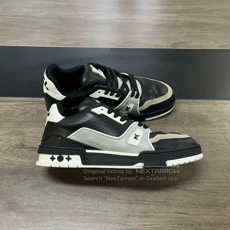 Louis Vuitton Louis Vuitton Modified black ash cement shoes Size US 7 / EU 40 - 4 Thumbnail