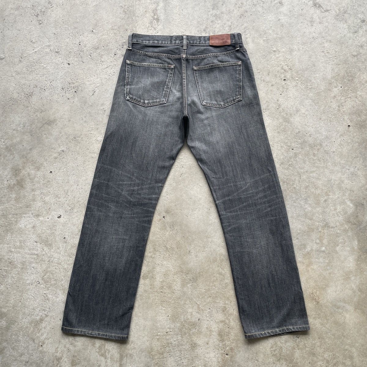 Japanese Brand × Jean W32💥 Vintage Japanese Brand Black Faded Jeans Denim Pants Size US 32 / EU 48 - 11 Thumbnail