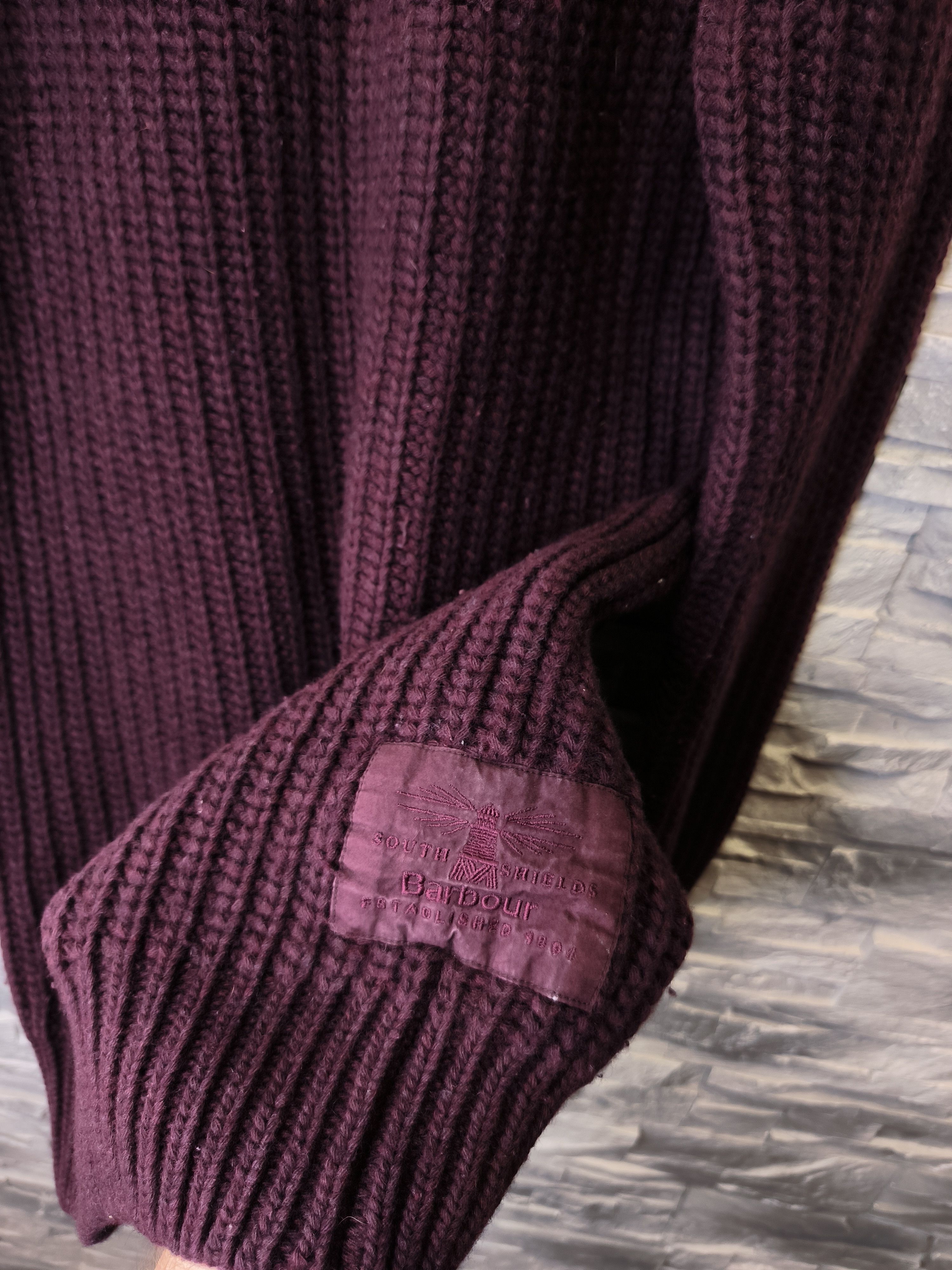 Barbour Barbour Long Knitwear Sweater Logo Wool Size L / US 10 / IT 46 - 3 Thumbnail