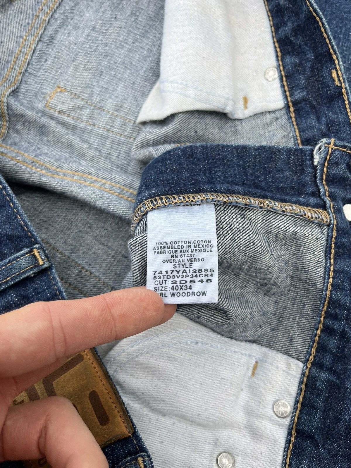 Vintage Crazy Vintage 00’s RL Polo Jeans Co. Baggy Jeans Size US 40 / EU 56 - 12 Thumbnail