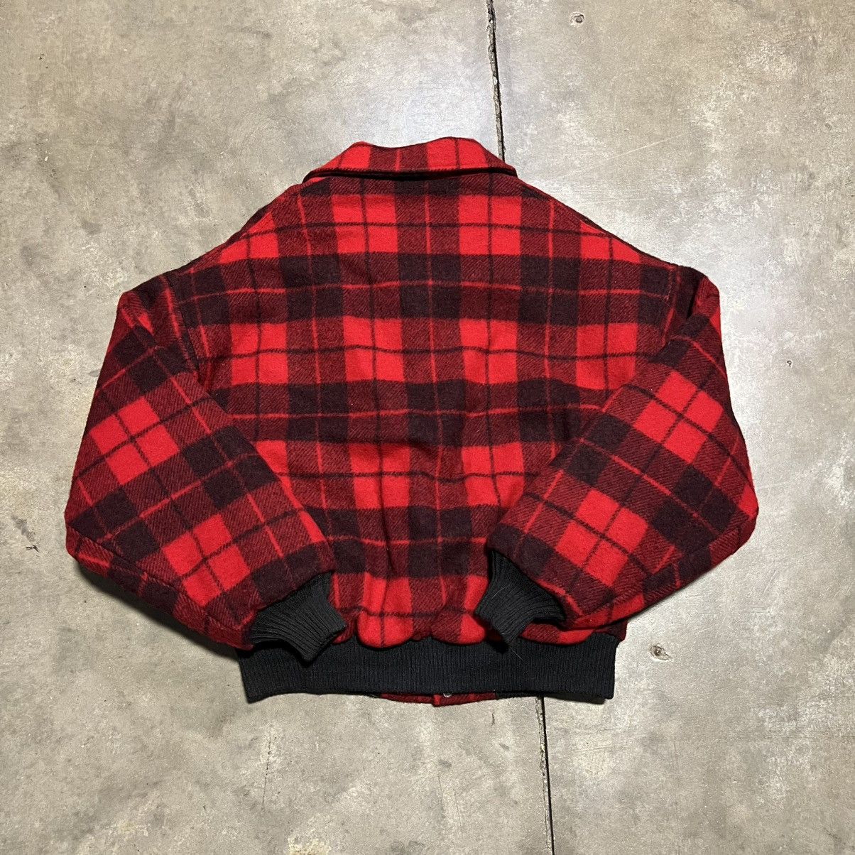 Woolrich Woolen Mills Vintage Woolrich Buffalo Plaid Wool Bomber Jacket USA 90s Size US M / EU 48-50 / 2 - 6 Thumbnail