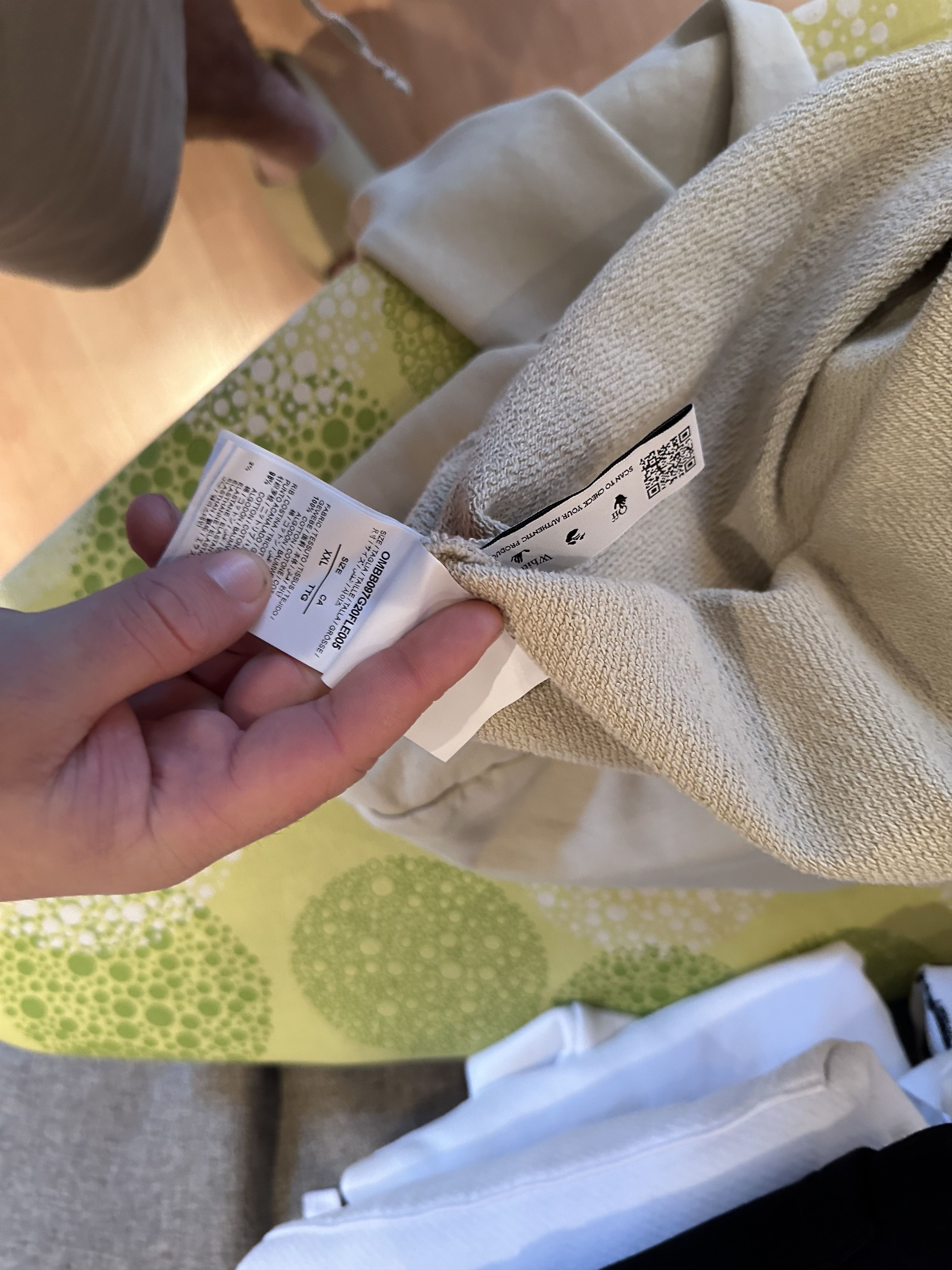 Off-White Off-White™ “Topo Map” Hoodie - Light Beige (SS22) Size US XL / EU 56 / 4 - 4 Thumbnail