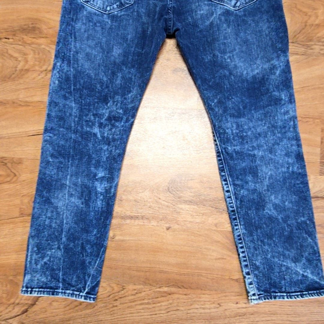 Levi's Levi's Acid Wash Jeans Classic Straight Leg Denim 36x30 Size US 36 / EU 52 - 2 Thumbnail