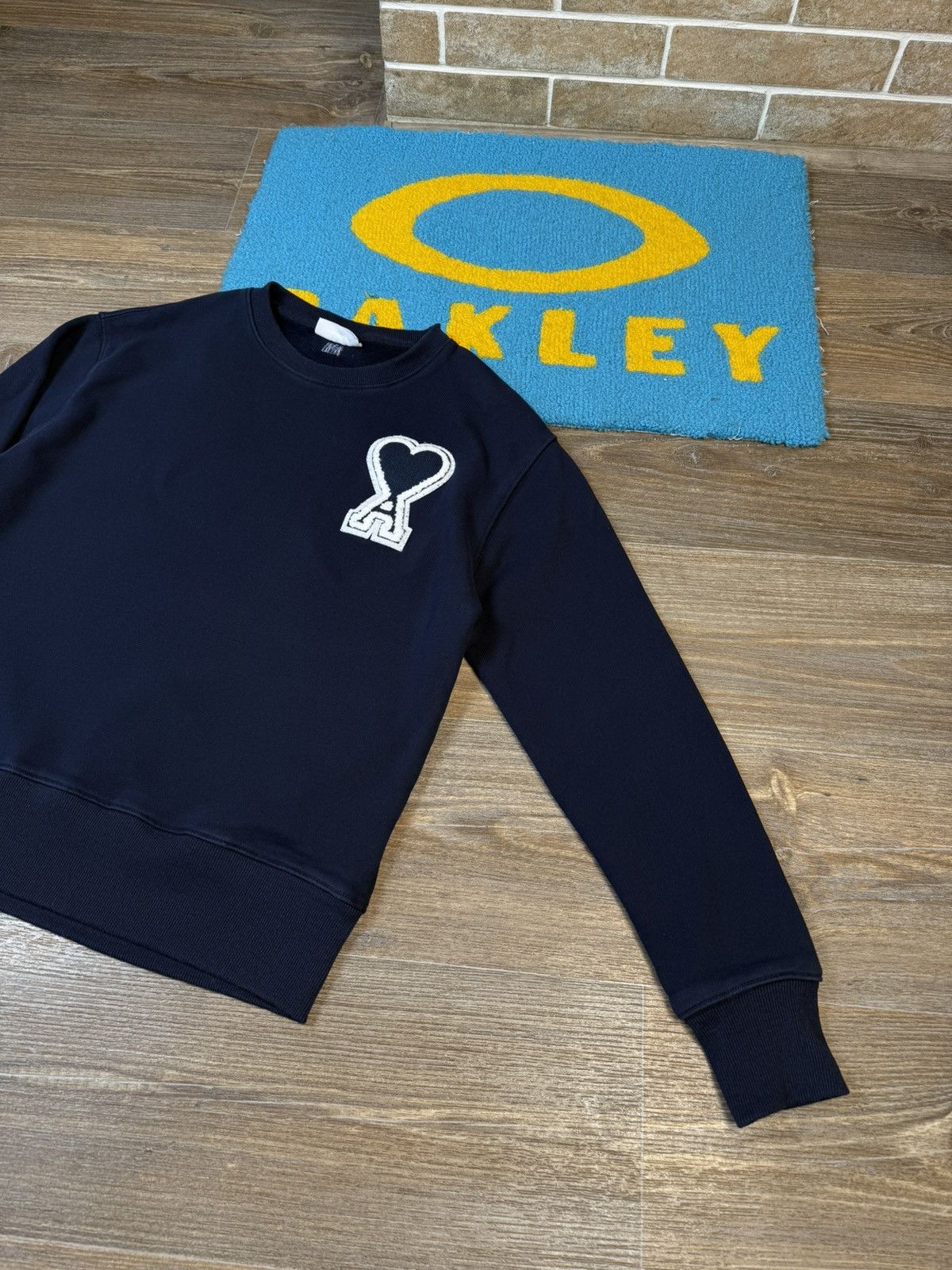 AMI AMI Logo Navy Blue Sweatshirt Size US L / EU 52-54 / 3 - 5 Thumbnail