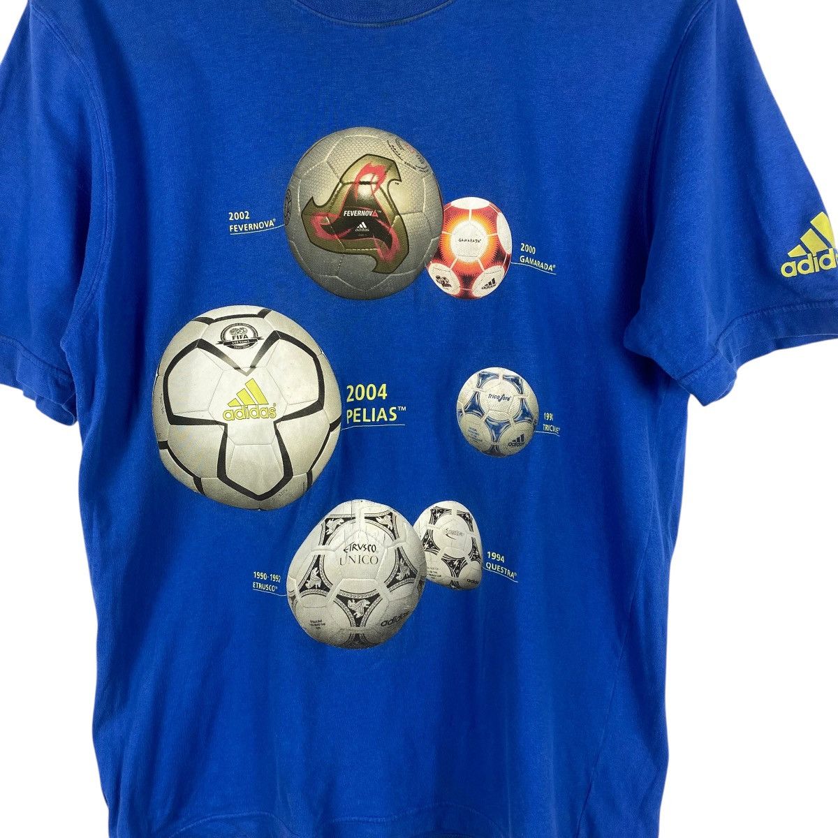 Adidas Vintage Adidas Kirin Japan World Cup Fevernova Ball Shirt Size US M / EU 48-50 / 2 - 3 Thumbnail