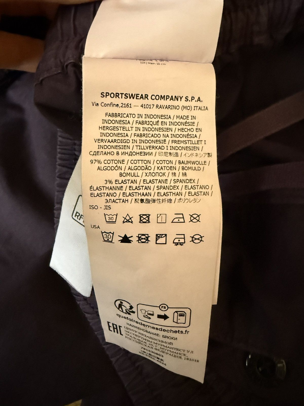 Stone Island Stone Island Cargo Pants - purple Size US 30 / EU 46 - 6 Thumbnail