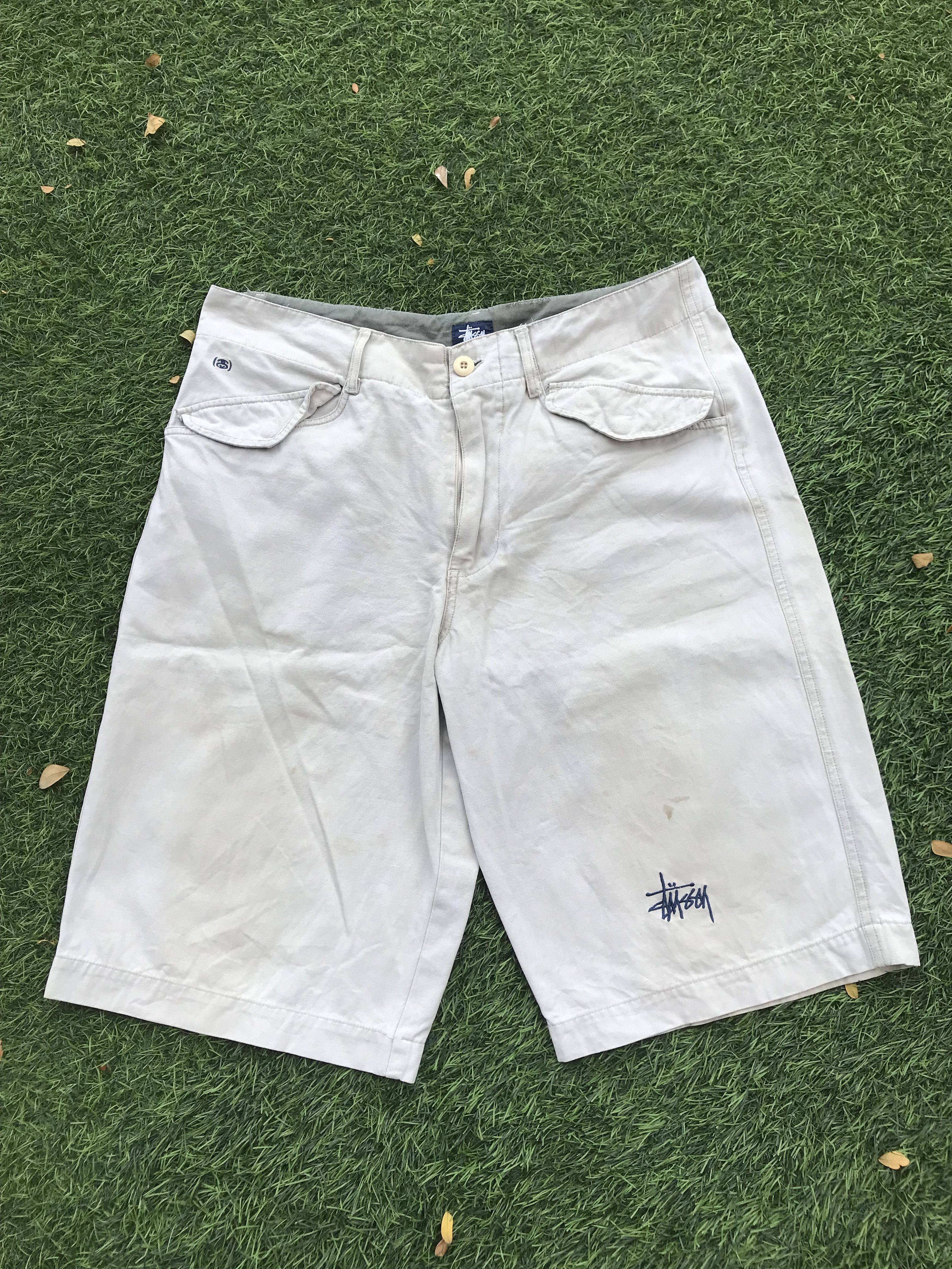 Stussy Vintage 90s Stussy ankle Short Pants in khakis beige brown Size US 34 / EU 50 - 7 Thumbnail