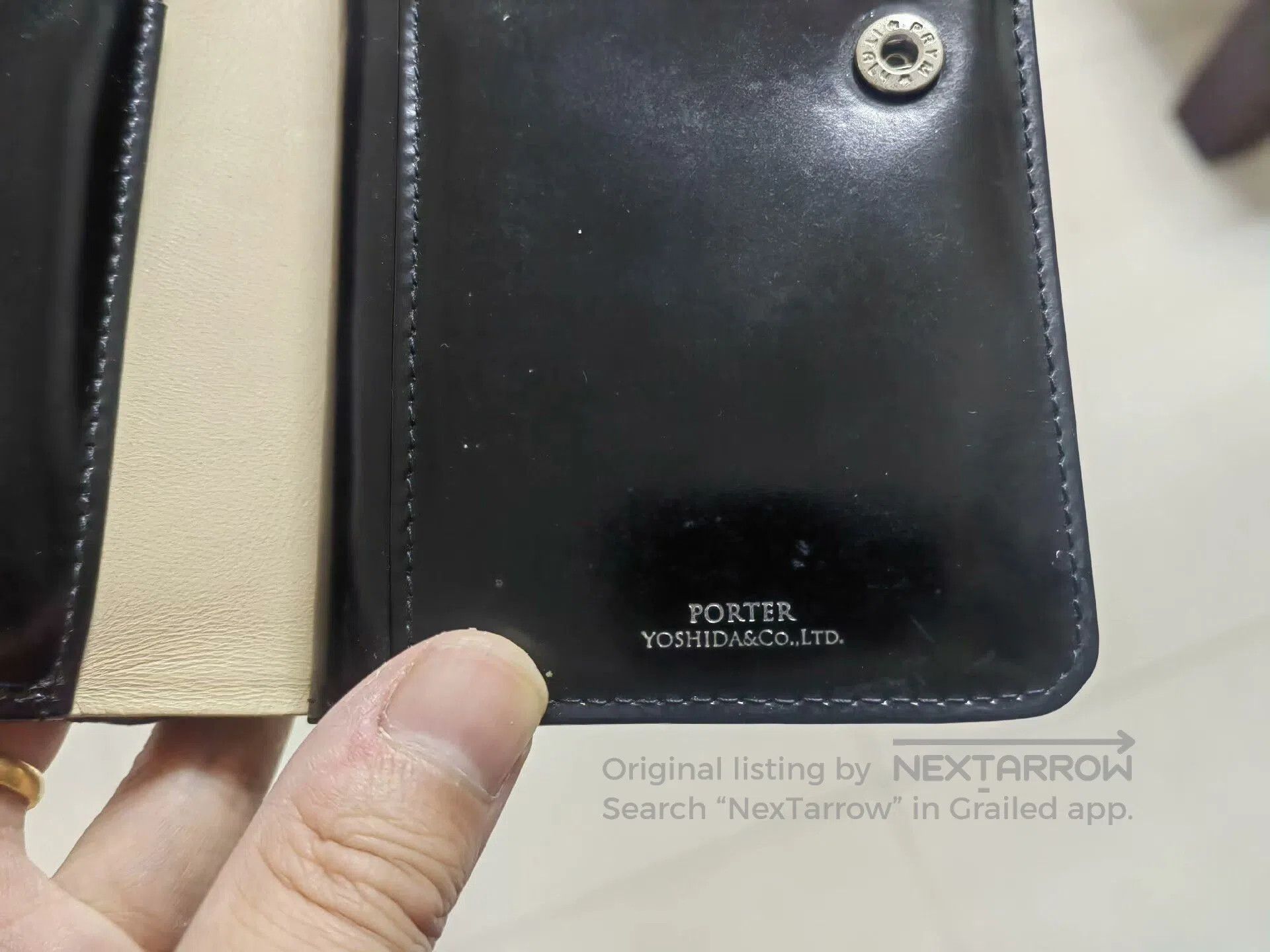 Porter porter counter series leather wallet. Size ONE SIZE - 3 Thumbnail